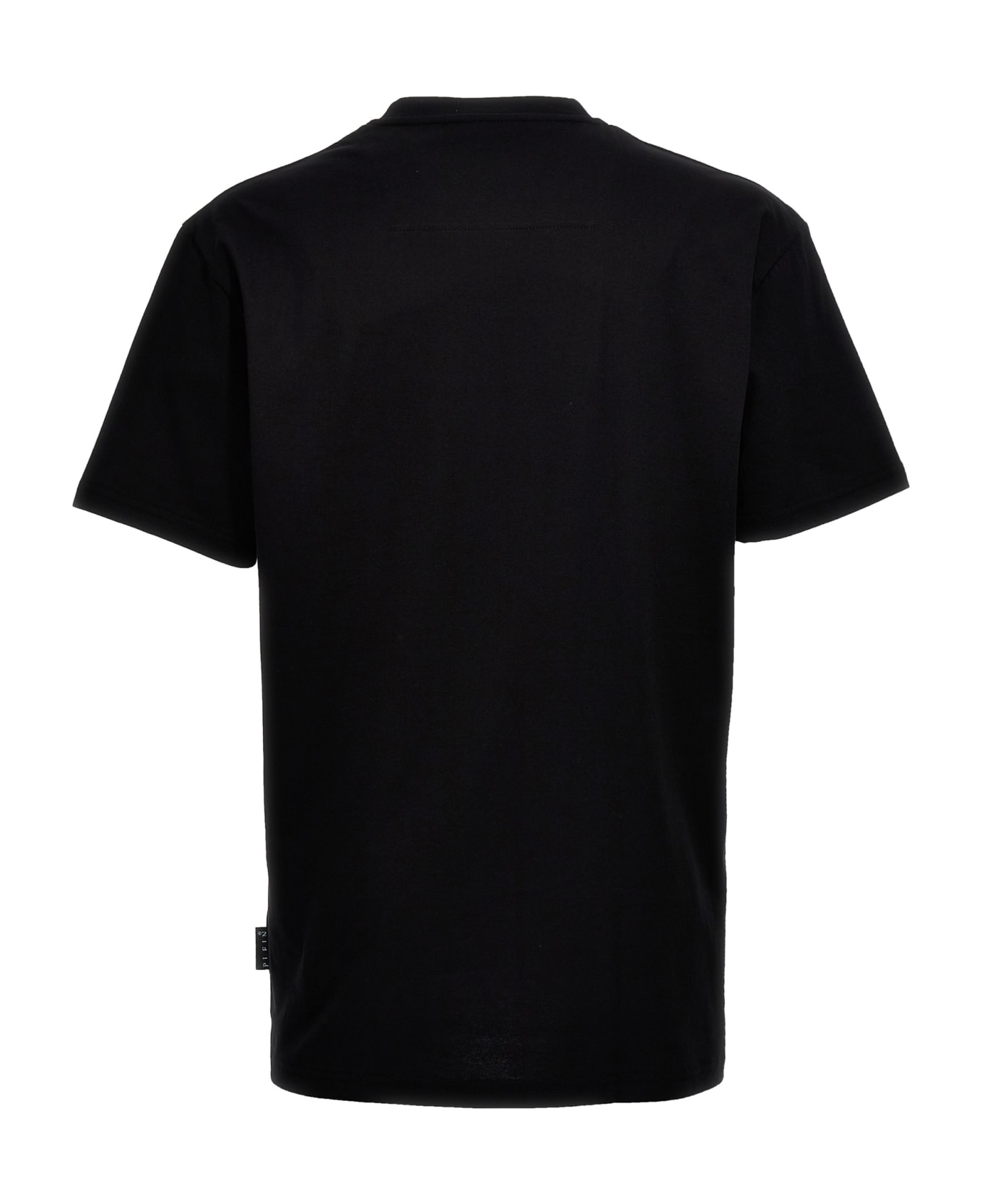 Philipp Plein Rubberized Logo T-shirt - Black   シャツ