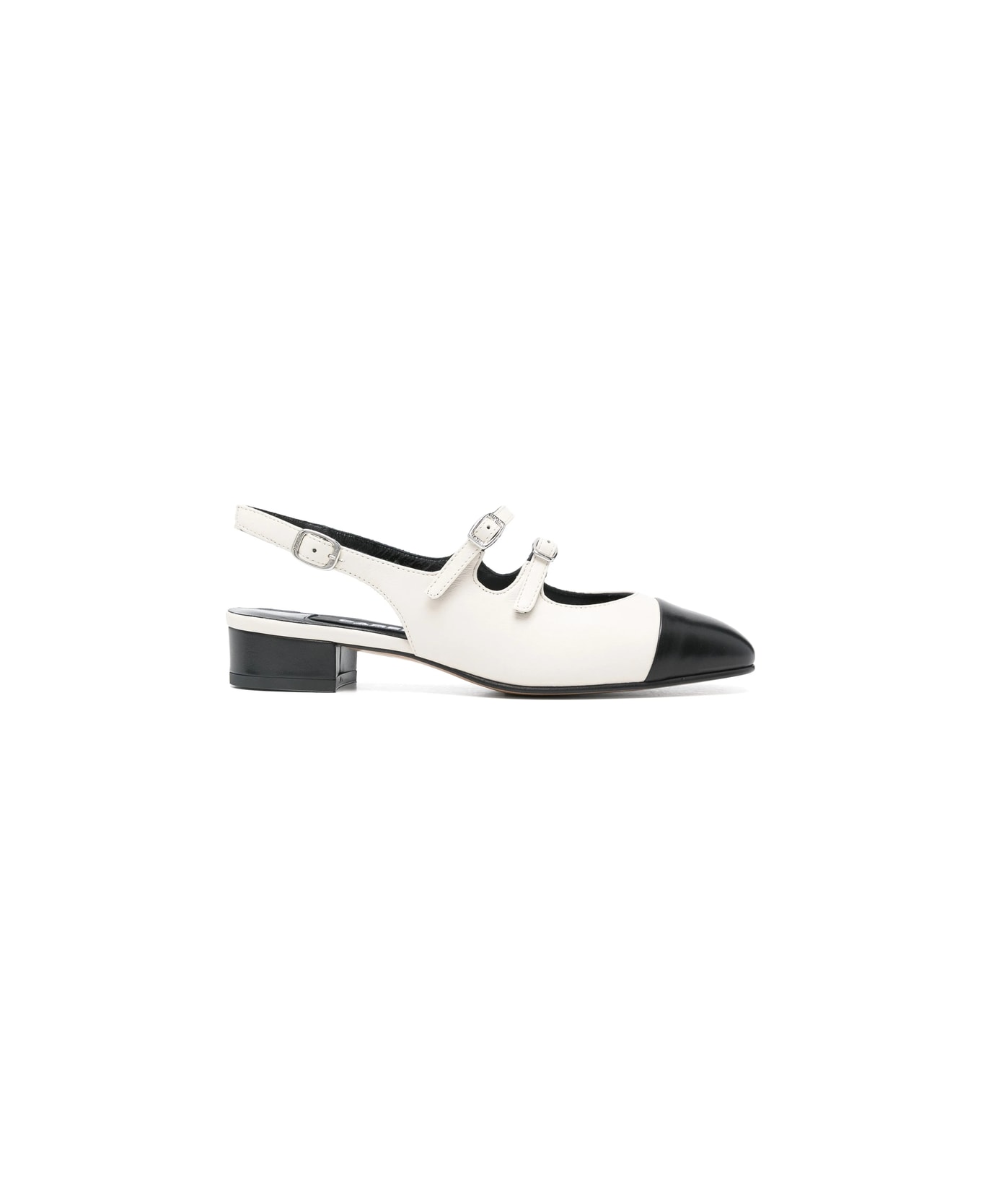 Carel Shoes - WHITE/BLACK
