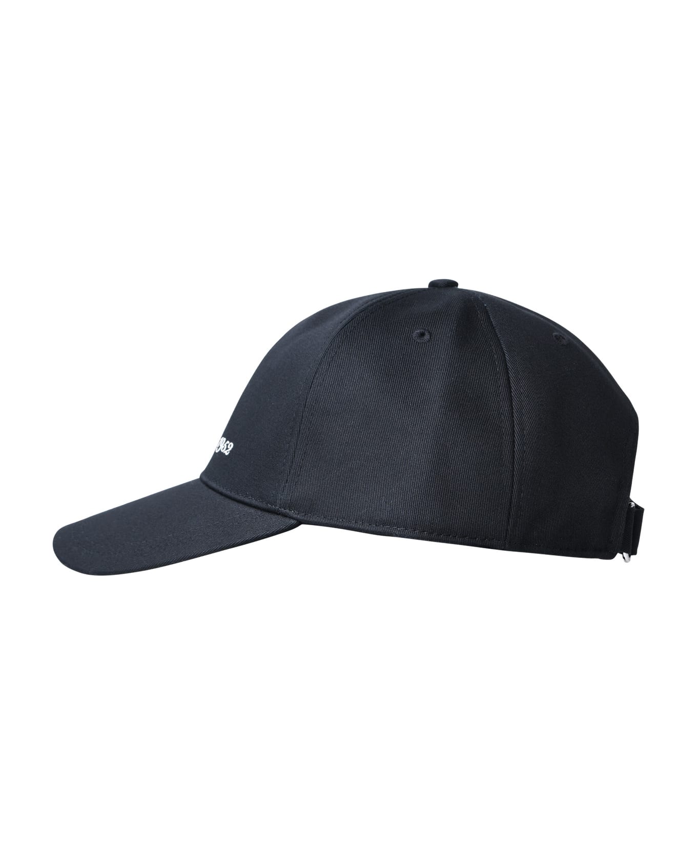 Moncler Black Cotton Hat - Black