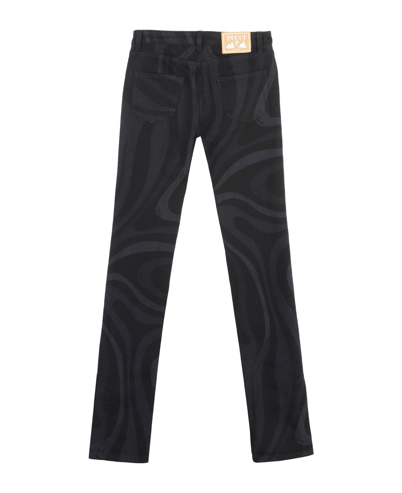 Pucci 5-pocket Straight-leg Jeans - black