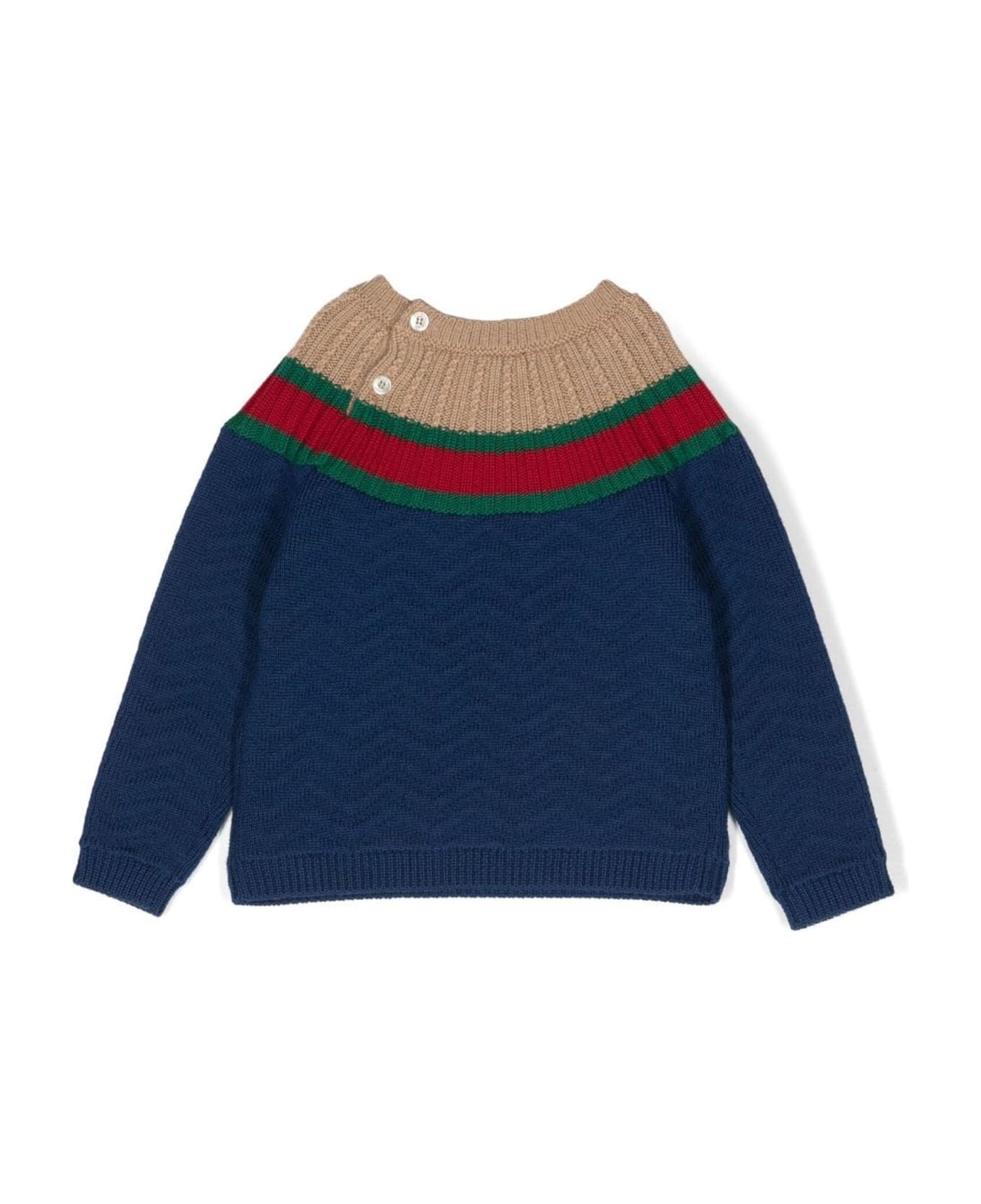 Gucci Kids Sweaters Blue - Blue ニットウェア＆スウェットシャツ
