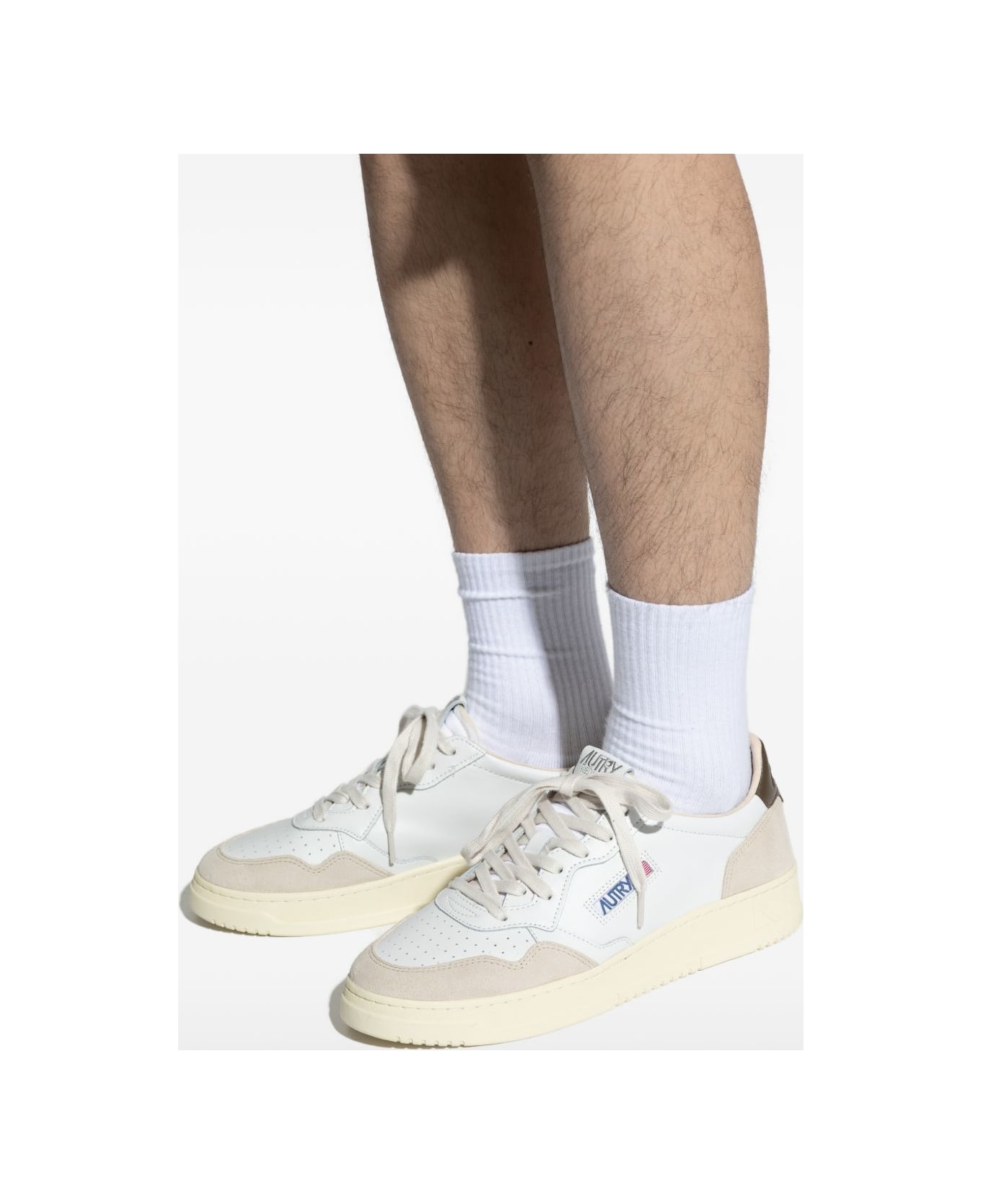 Autry Medialist Low Leather Sneakers - Green