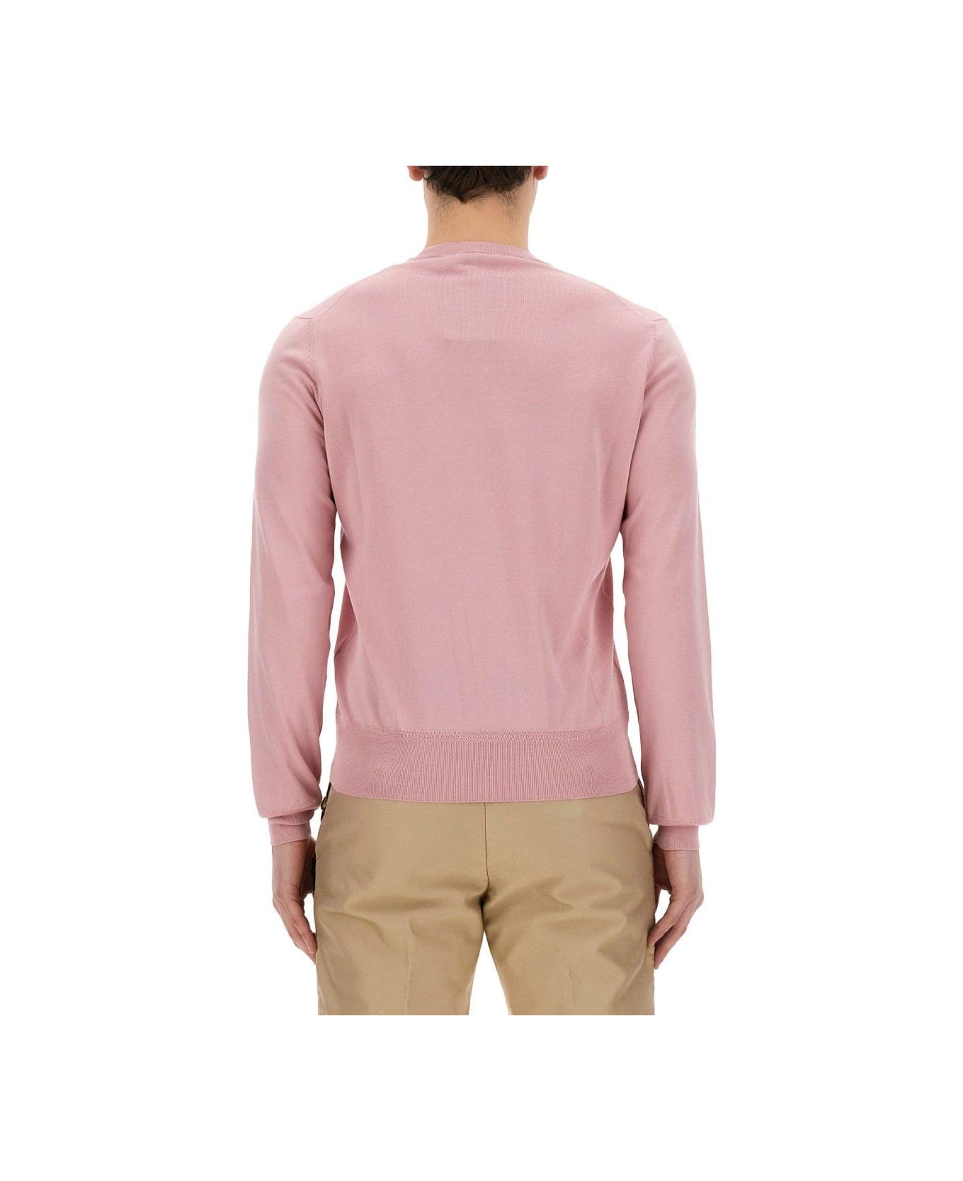 Tom Ford Crewneck Fineknit Jumper - PINK ニットウェア