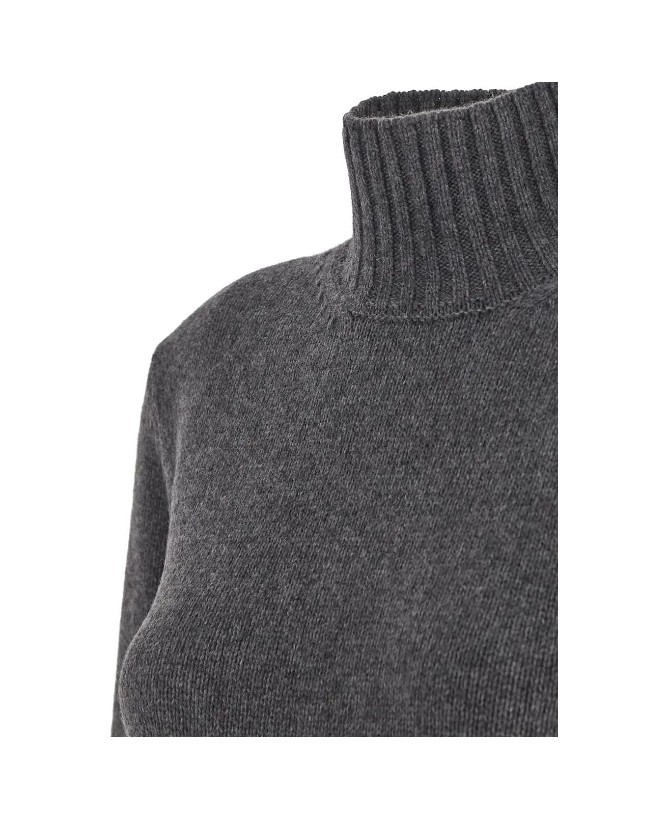 Jil Sander Asymmetric Bottom Knit Sweater