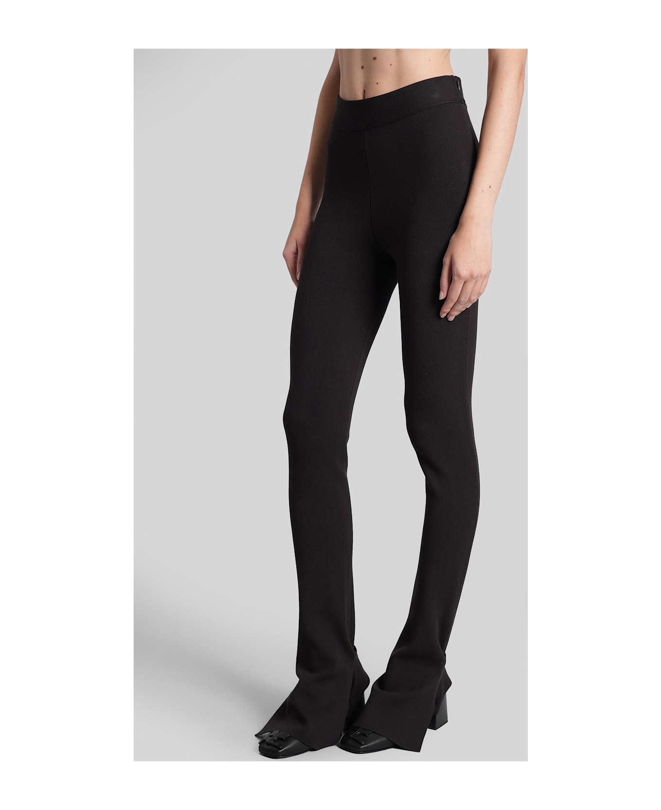 Courrèges Pants In Brown Wool - brown