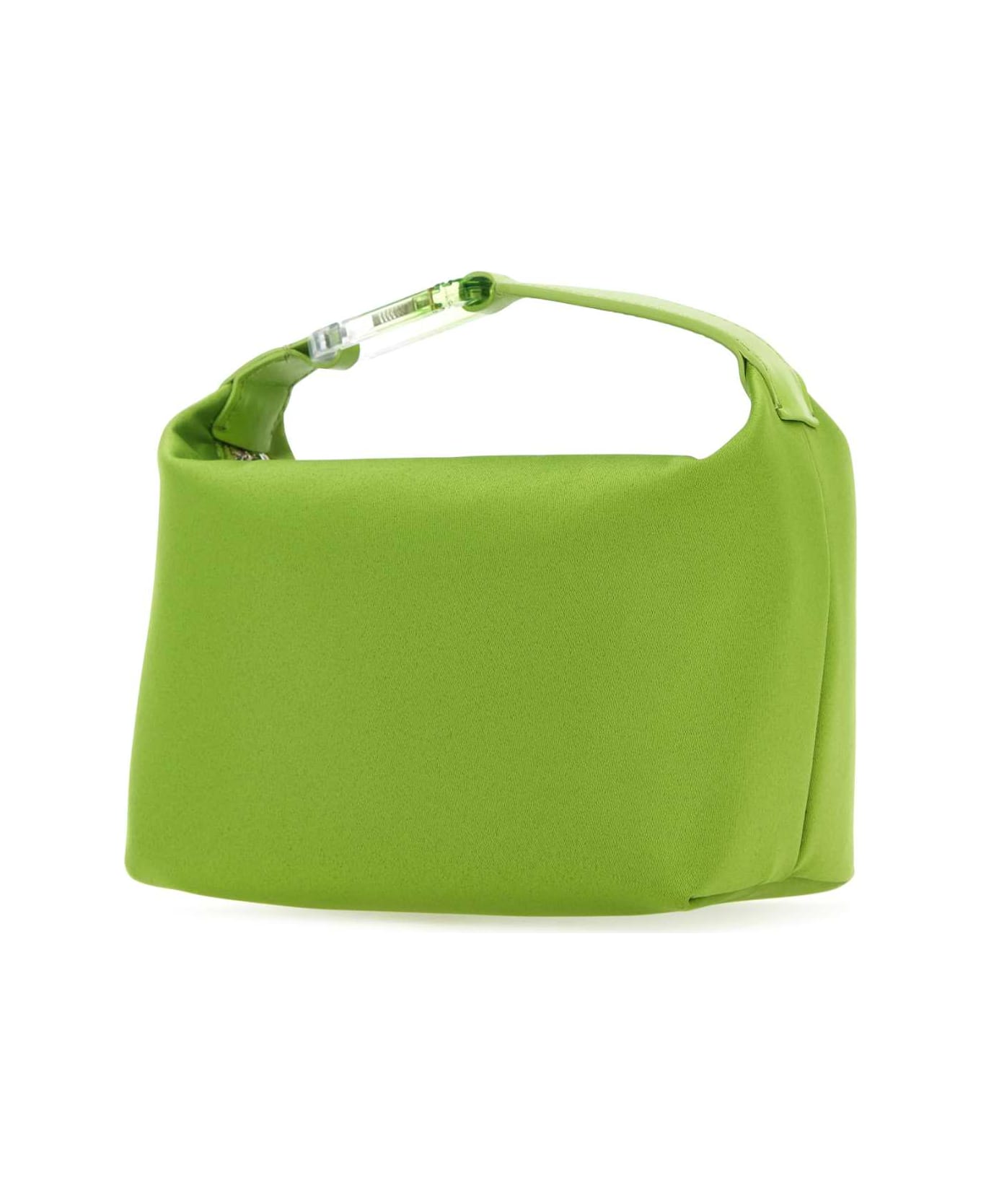 EÉRA Green Satin Moonbag Handbag - GREEN トートバッグ