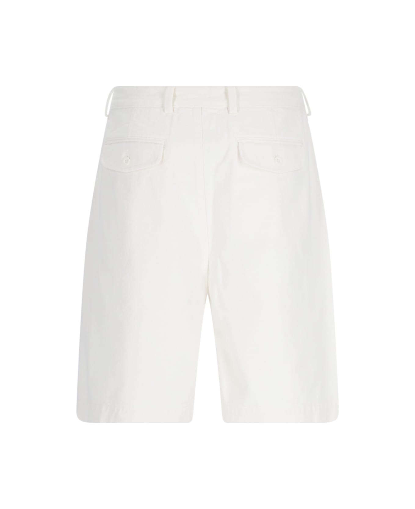 Sunflower Basic Bermuda Shorts - White ショートパンツ
