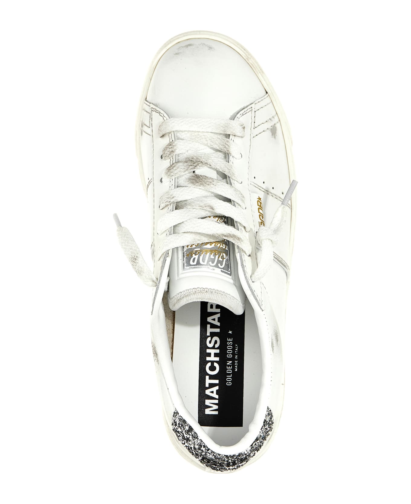Golden Goose Matchstar Sneakers - Silver