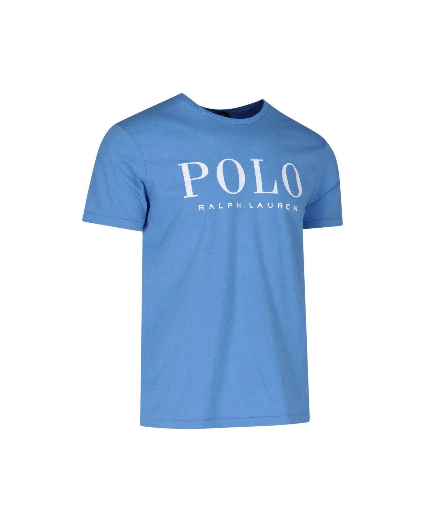 Ralph Lauren Light Blue Polo Custom Slim-fit T-shirt - Blu