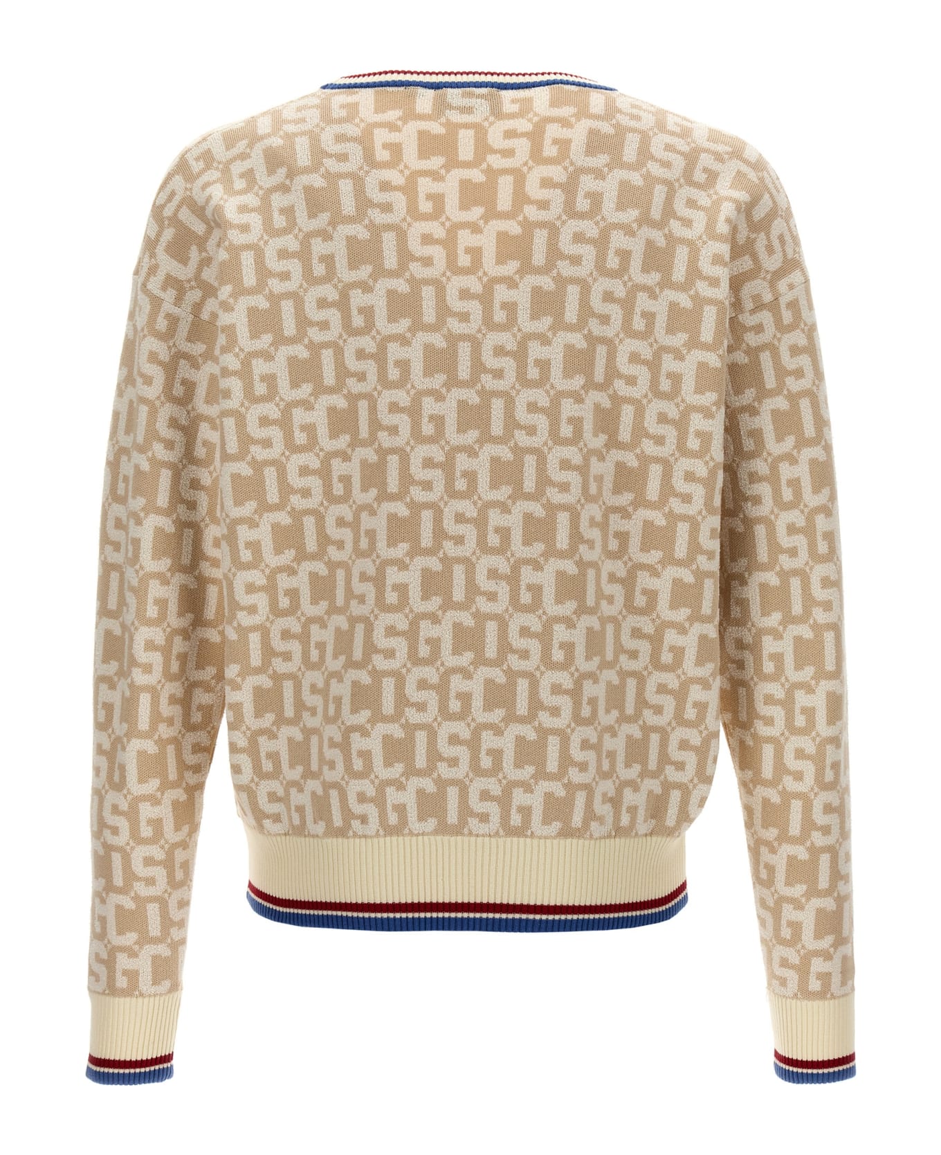 GCDS 'gcds Monogram' Sweater - Beige