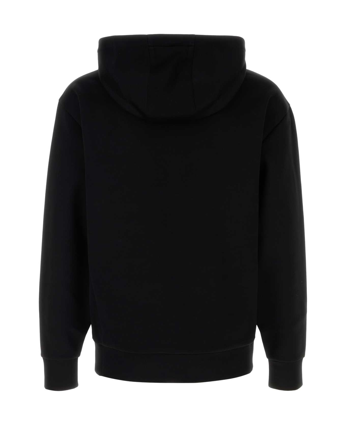 Prada Black Cotton Blend Sweatshirt - NERO