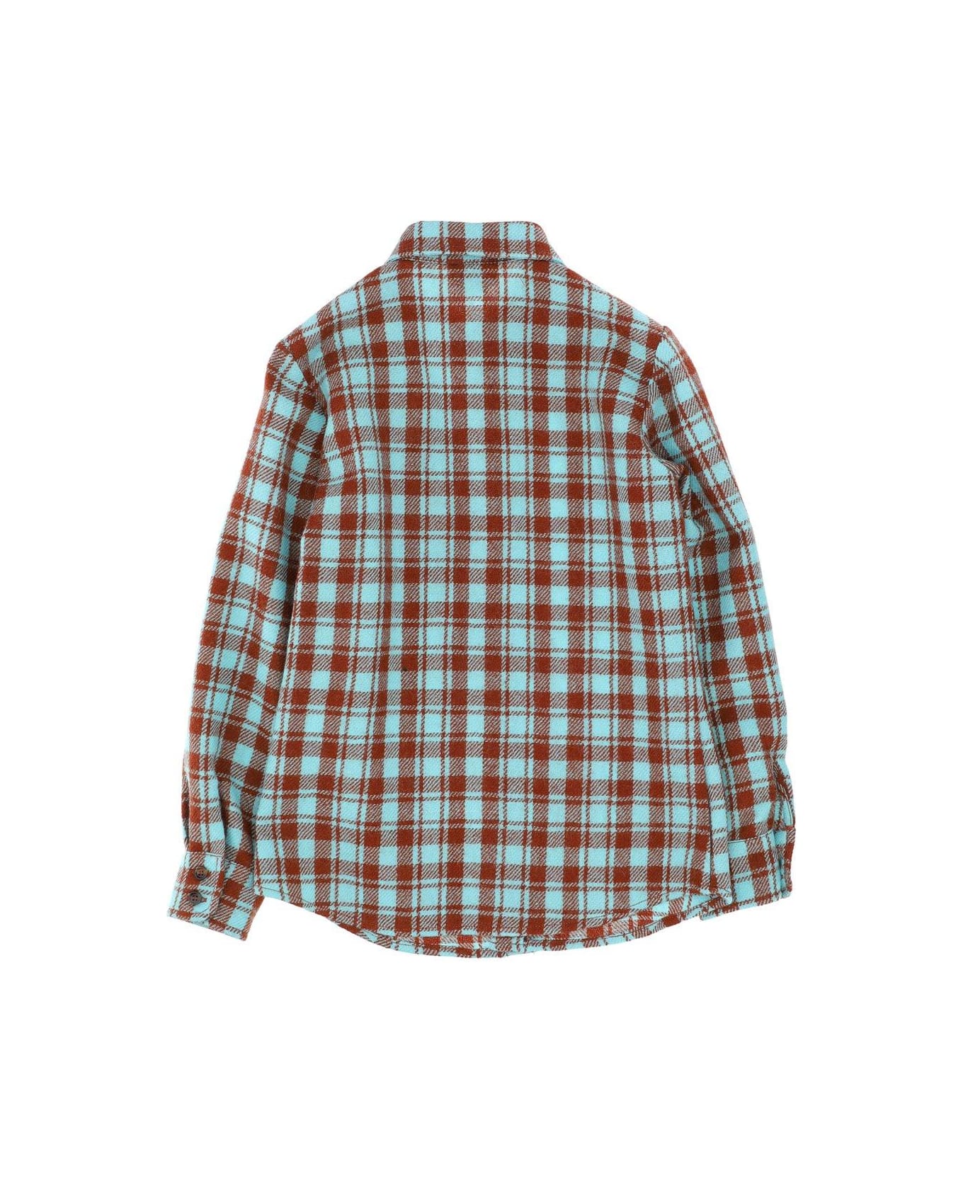 Gucci Plaid Pattern Long Sleeved Shirt