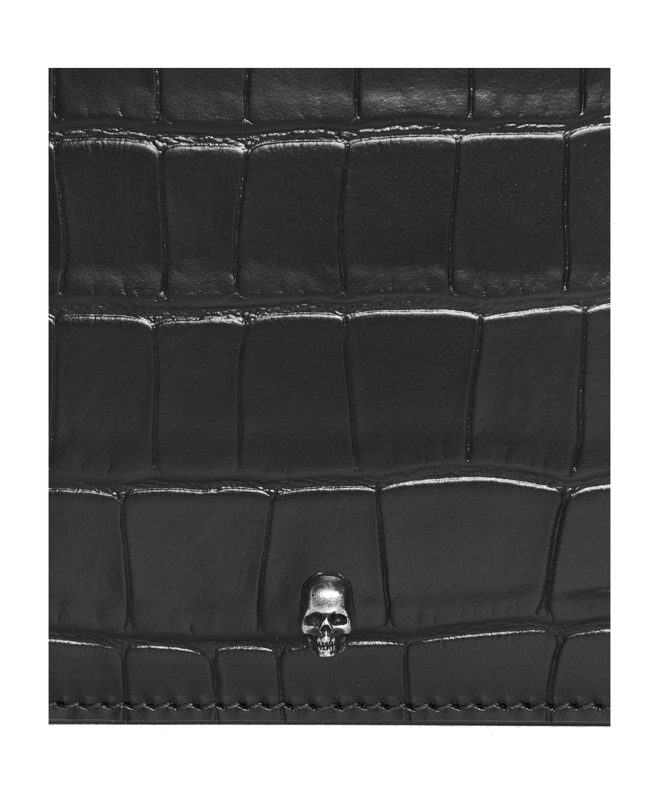 Alexander McQueen Leather Wallet - black 財布