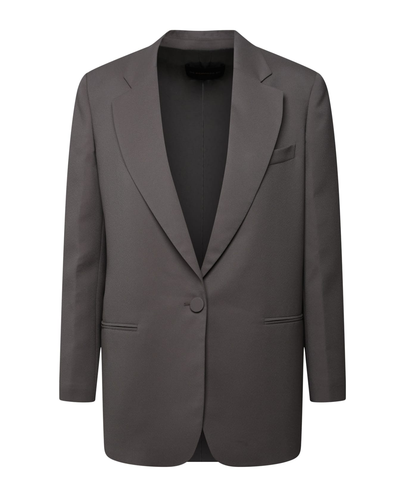 The Andamane Gua Grey Polyester Blazer - Grey