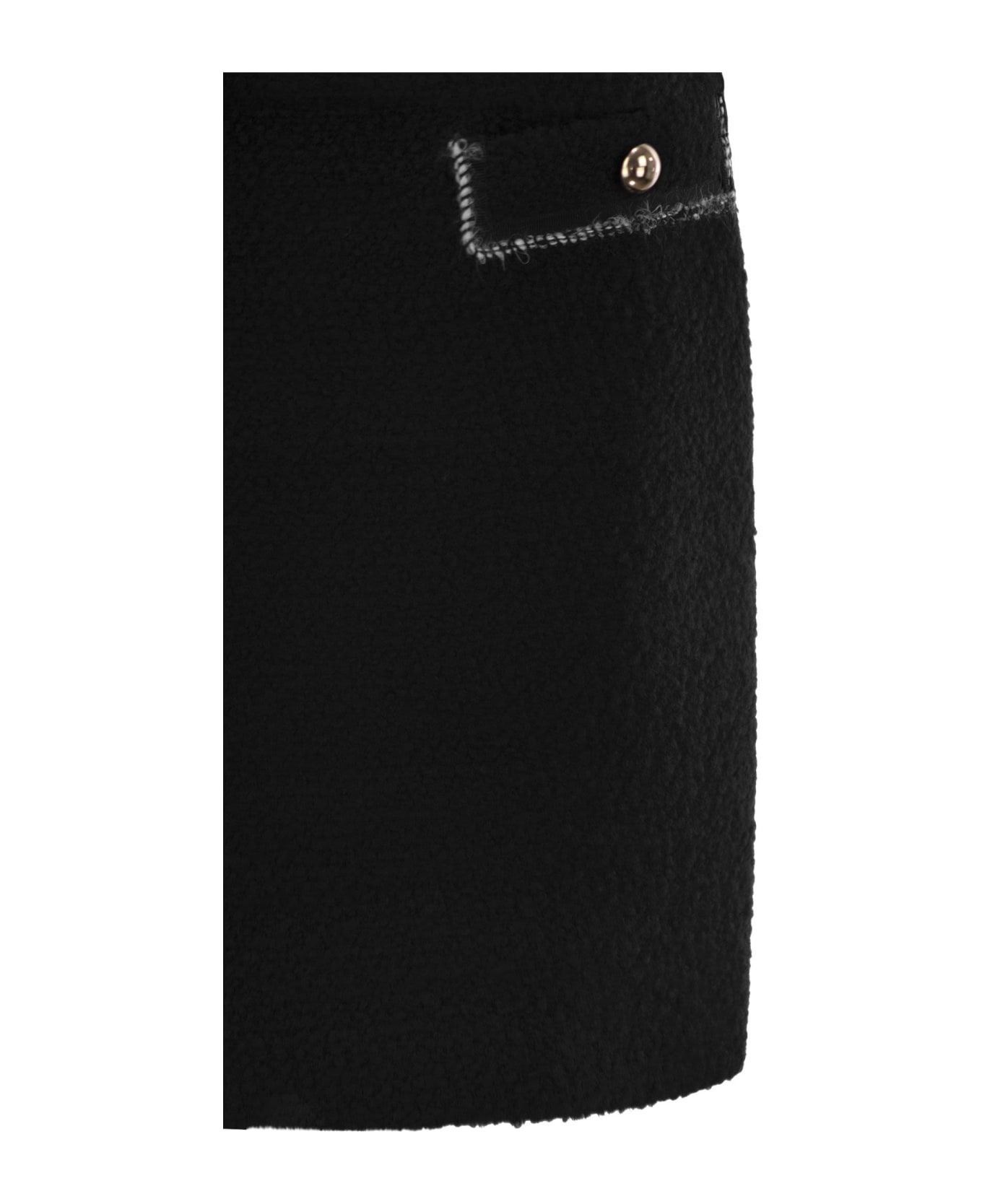 Fay Short Skirt With Boucle' Details | italist