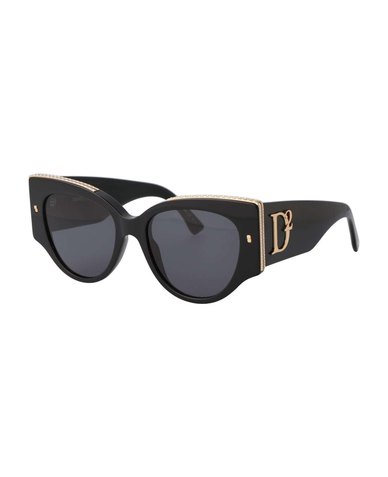 Dsquared2 Eyewear D2 0032/s Sunglasses - 2M2IR BLACK GOLD サングラス