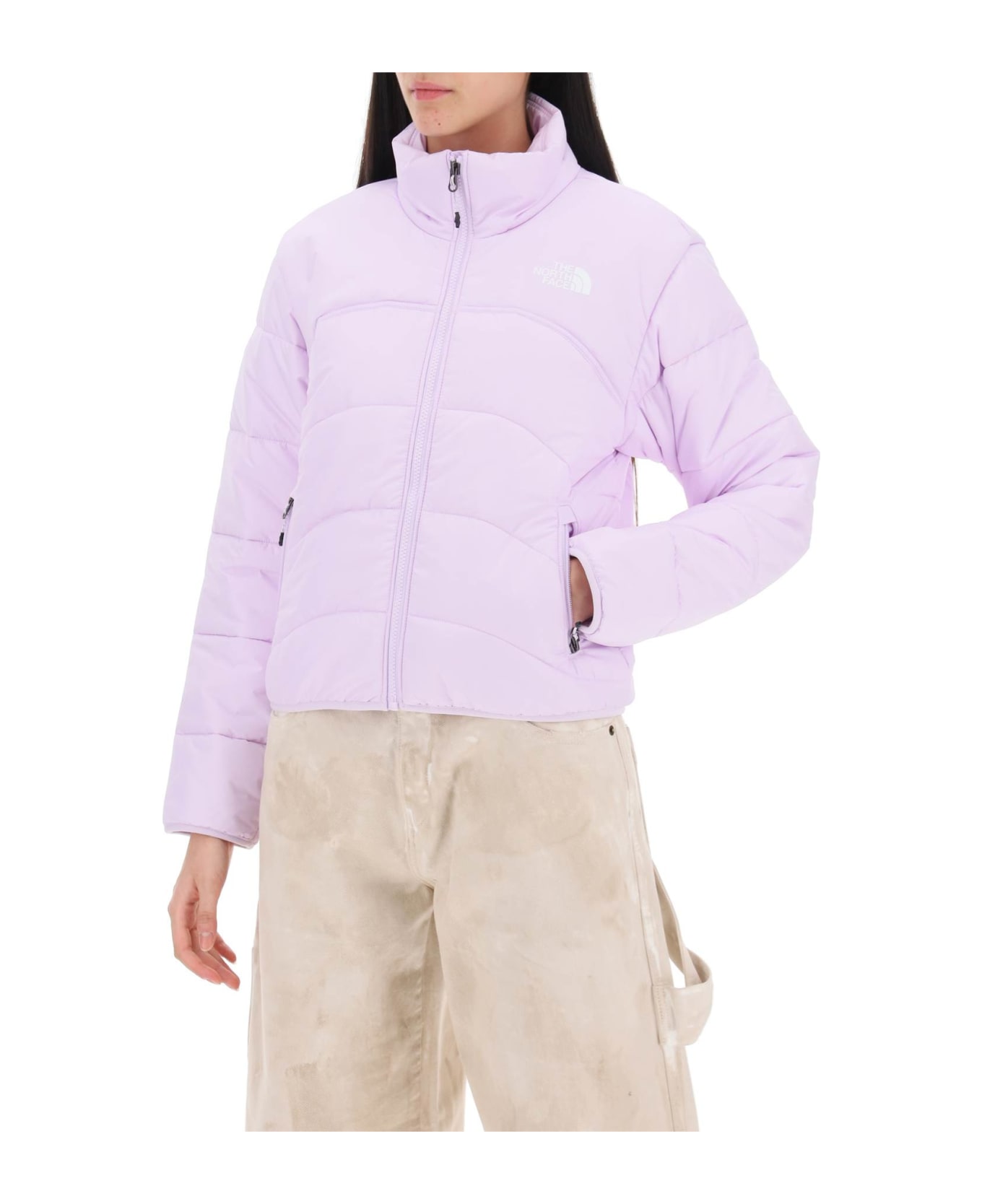 The North Face 'elements' Short Puffer Jacket - ICY LILAC (Purple) ダウンジャケット