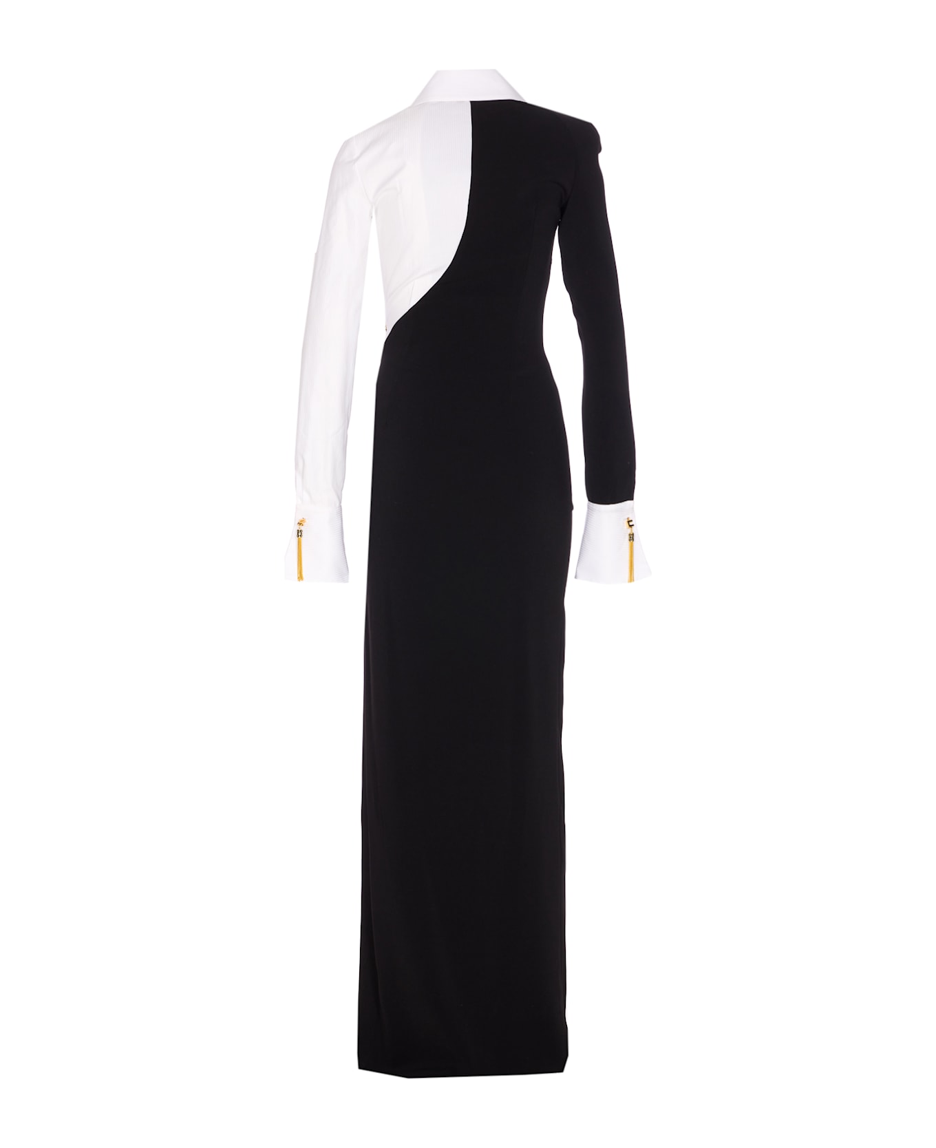 Elisabetta Franchi Long Dress - Black