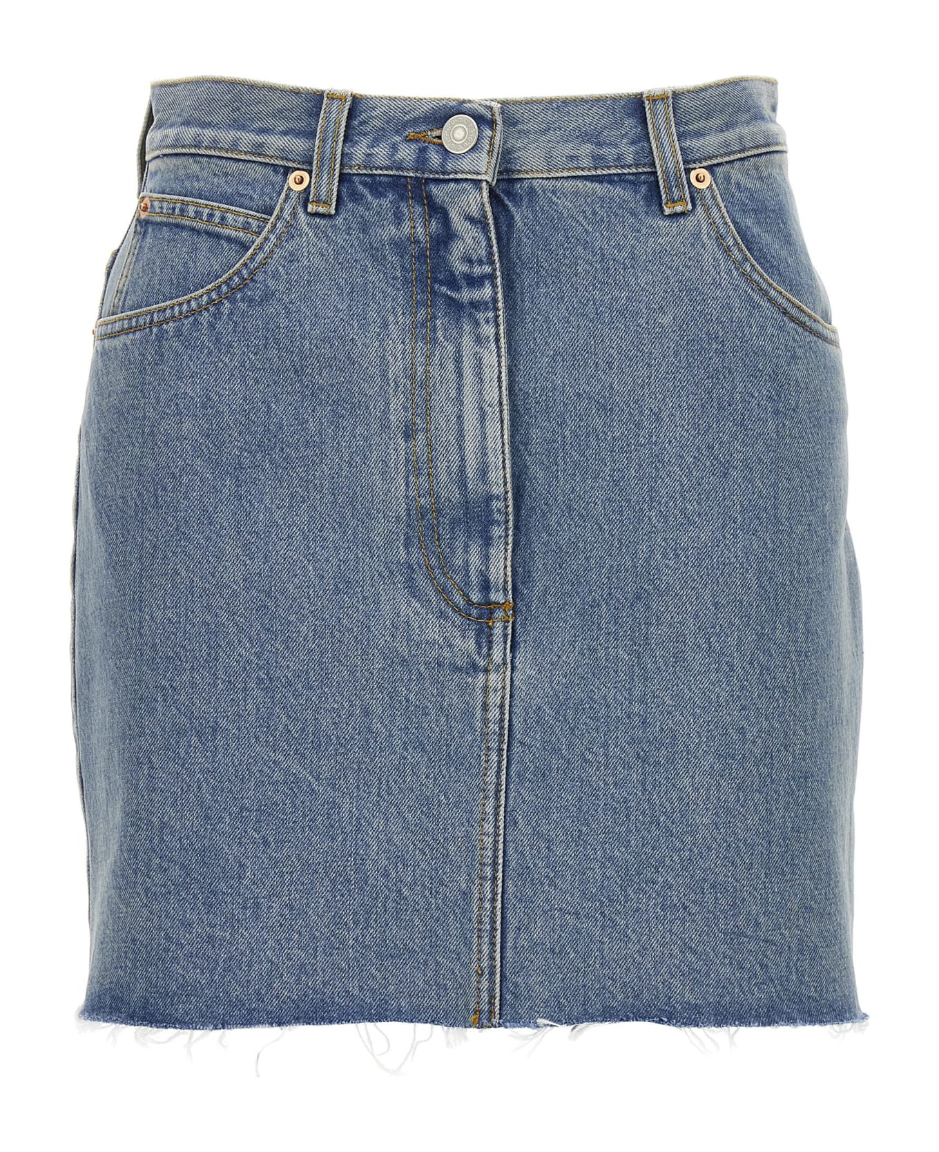 Gucci Denim Skirt - Light Blue