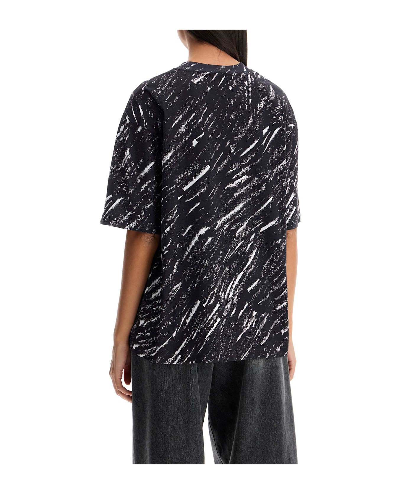 Marni 'crayon' Print T-shirt - BLACK (Black)