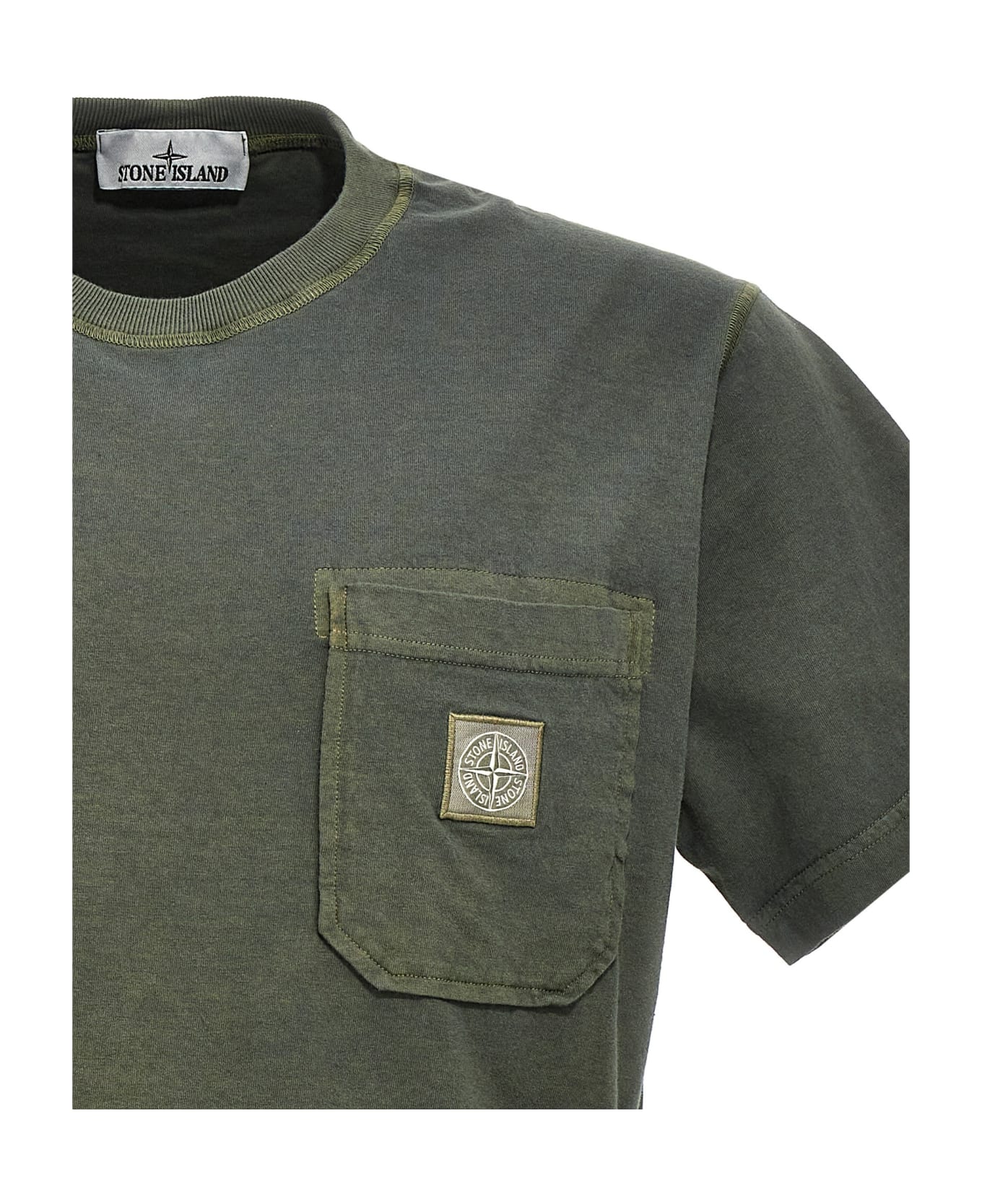 Stone Island Logo T-shirt - Green