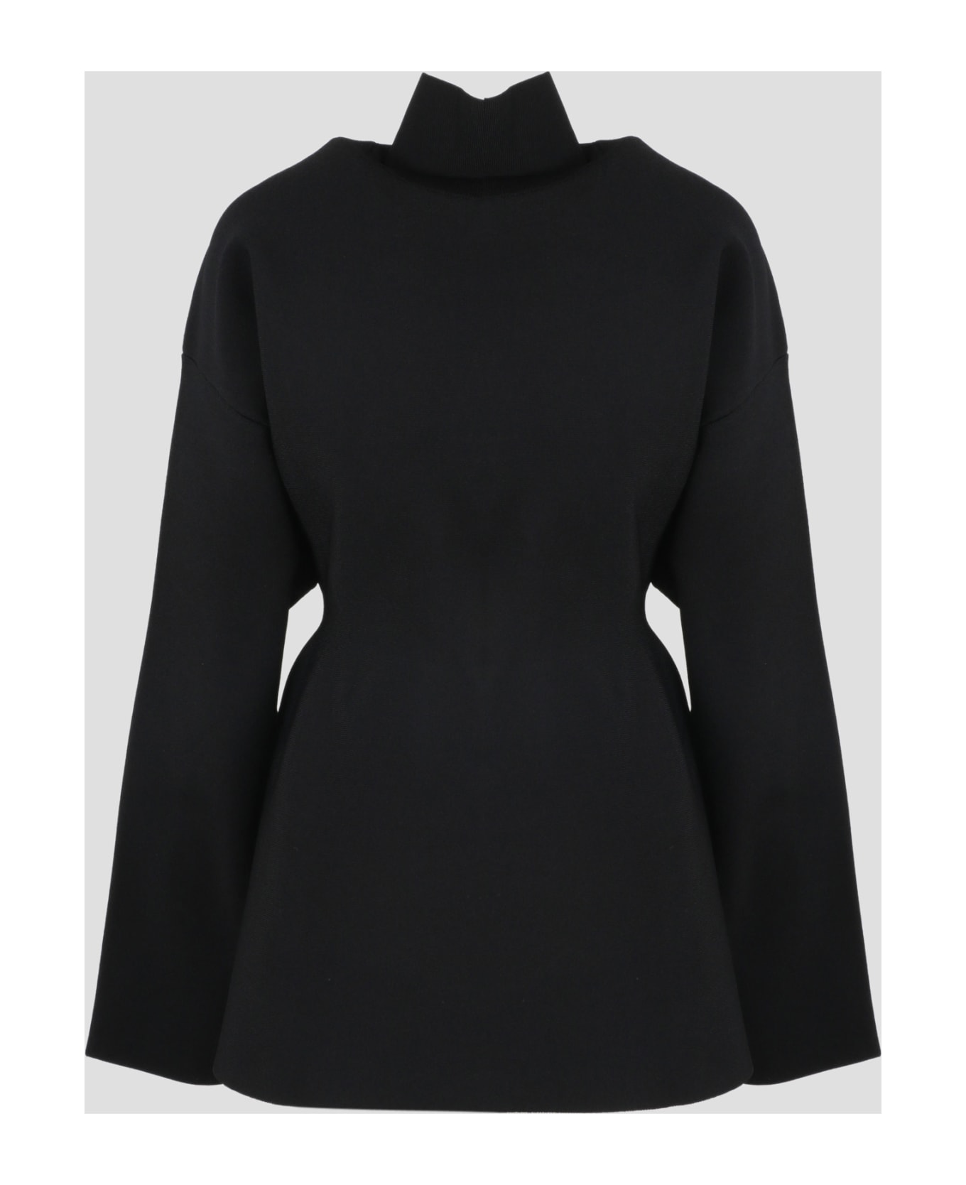 Balenciaga Hourglass Turtleneck Sweater - Black
