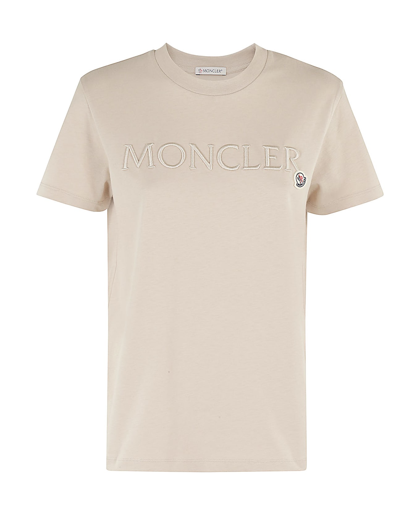 Moncler Ss T-shirt - J Beige Tシャツ
