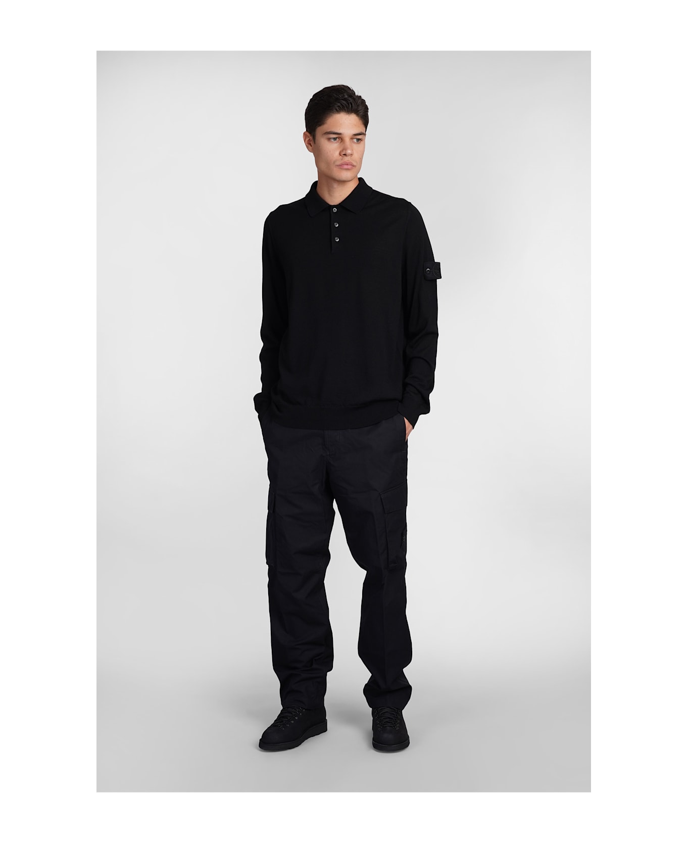 Stone Island Maglia Ghost Rws - BLACK