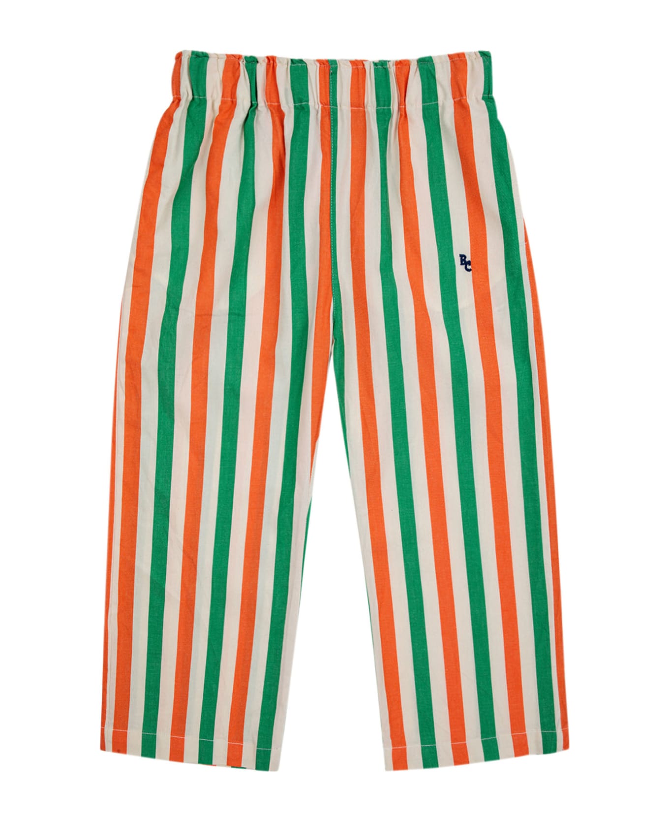 Bobo Choses Multicolor Trousers For Kids With All-over Multicolor Stripes - Multicolor