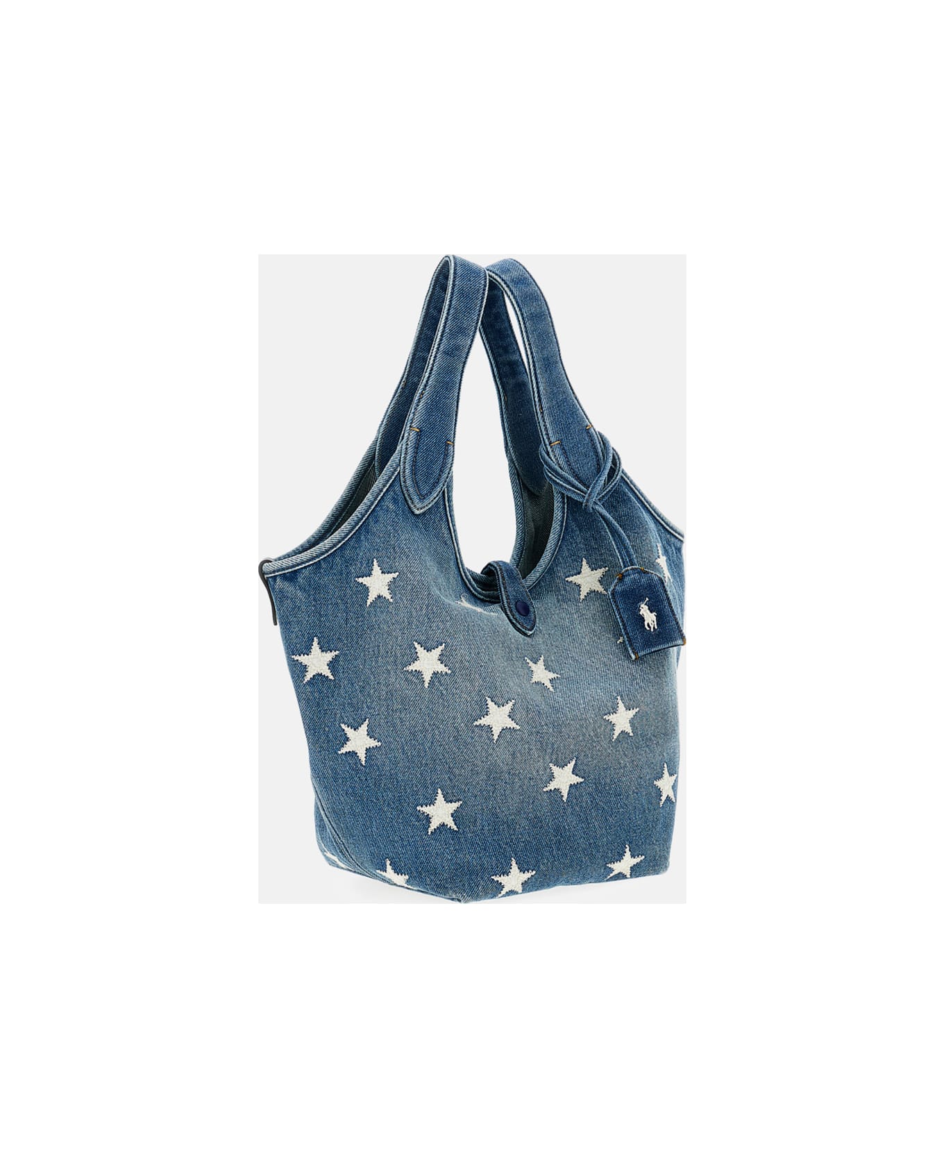 Polo Ralph Lauren Embroidered Tote Bag - Blue