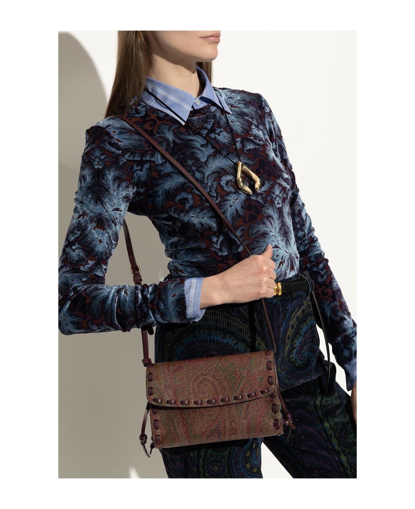 Etro Shoulder Bag - BROWN