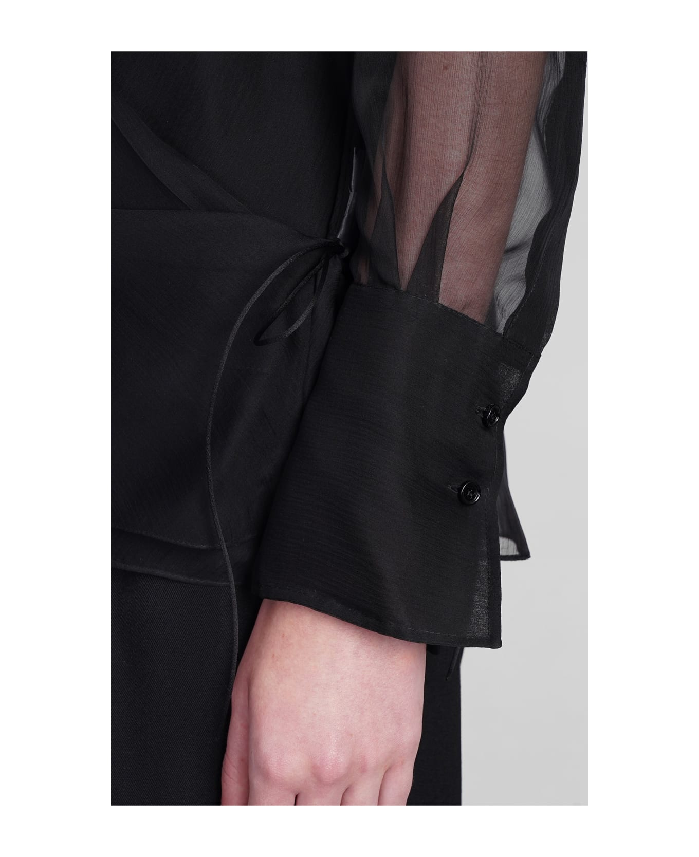 Givenchy Topwear In Black Silk - black
