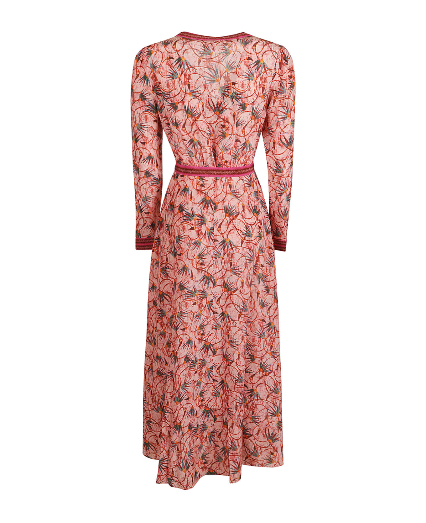 Saloni Lea Shirt Dress - Padma Hibiscus/PLMT
