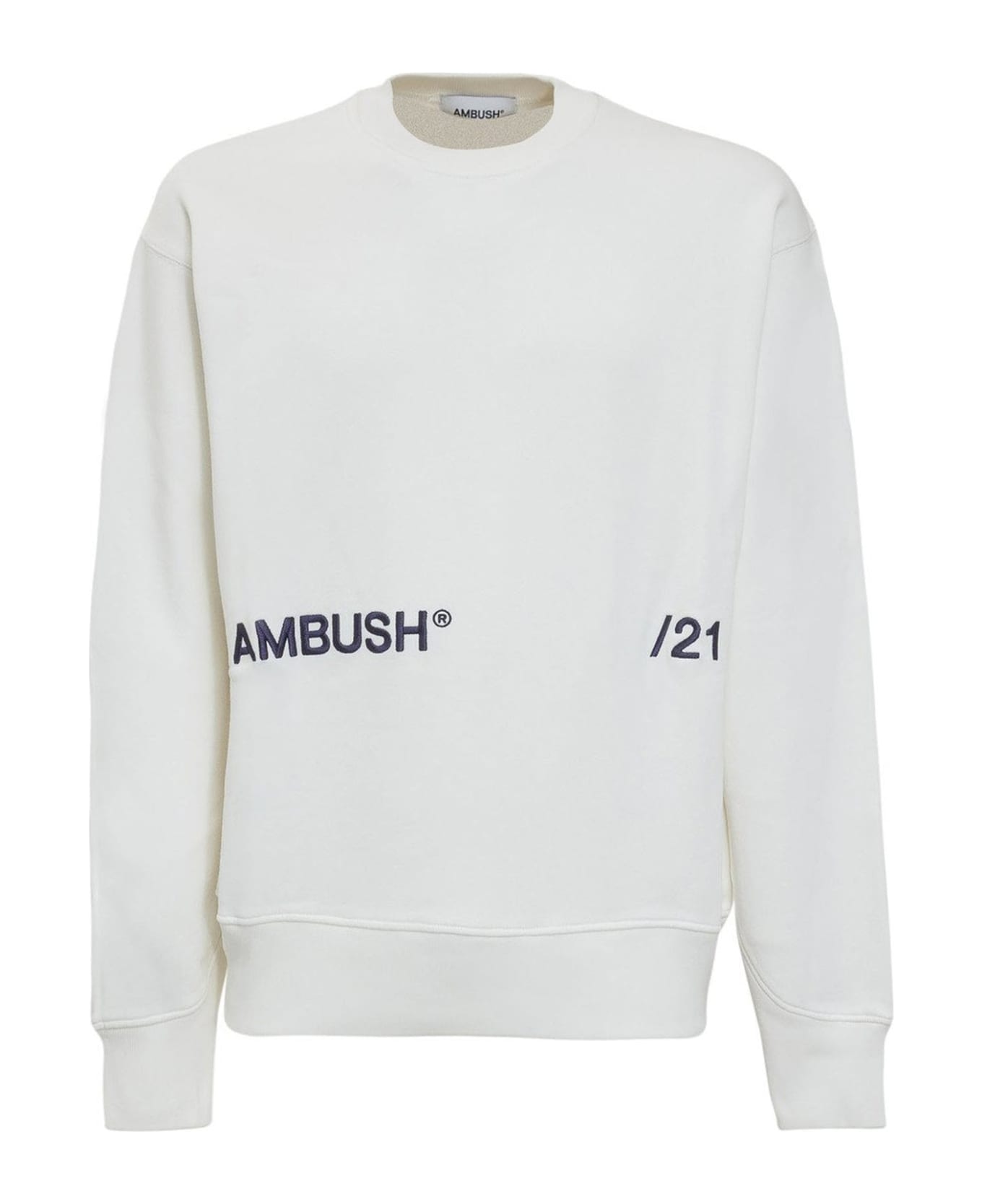 AMBUSH Logo Sweartshirt - White フリース