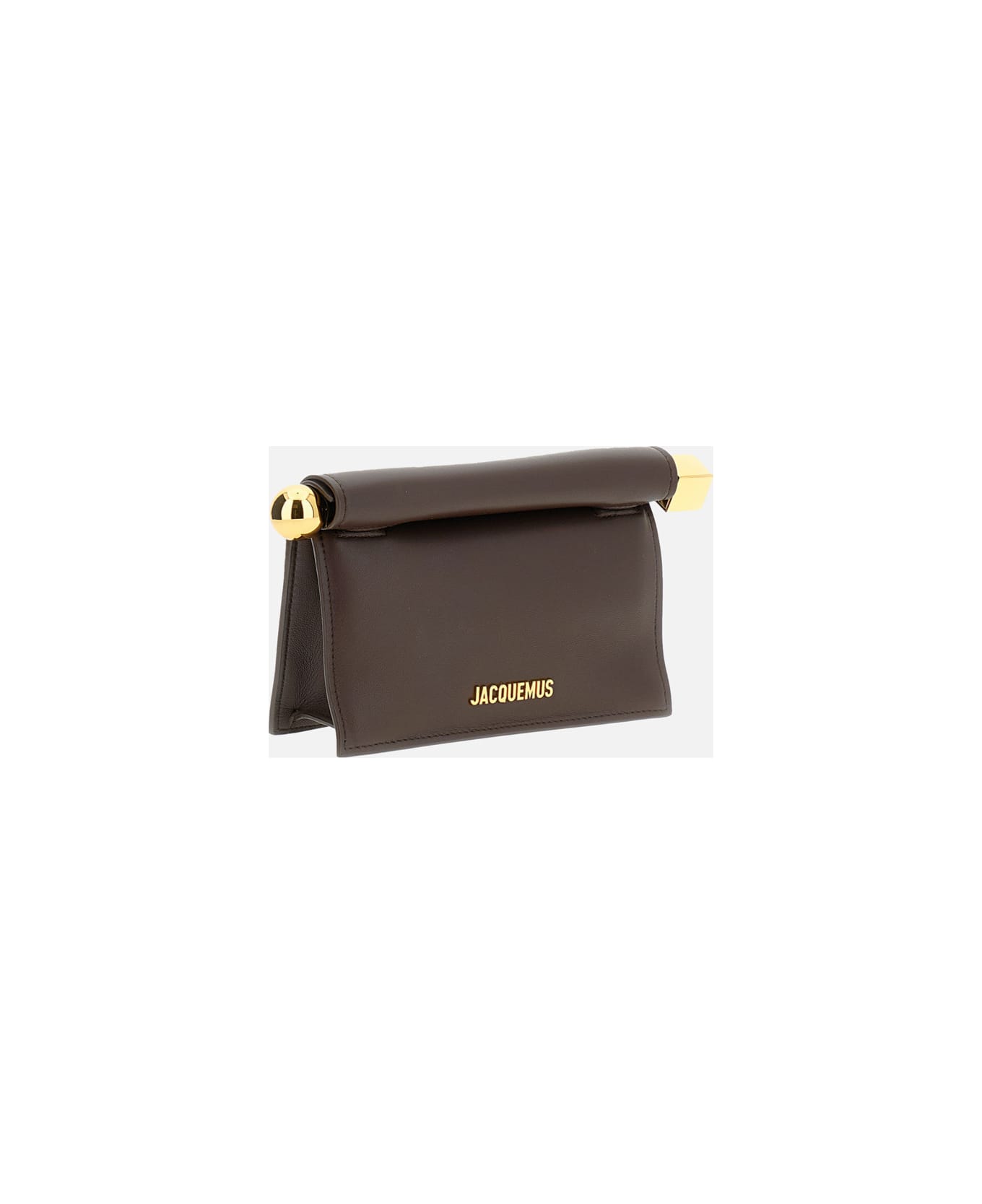 Jacquemus La Petite Pochette Ronde Carre - Brown