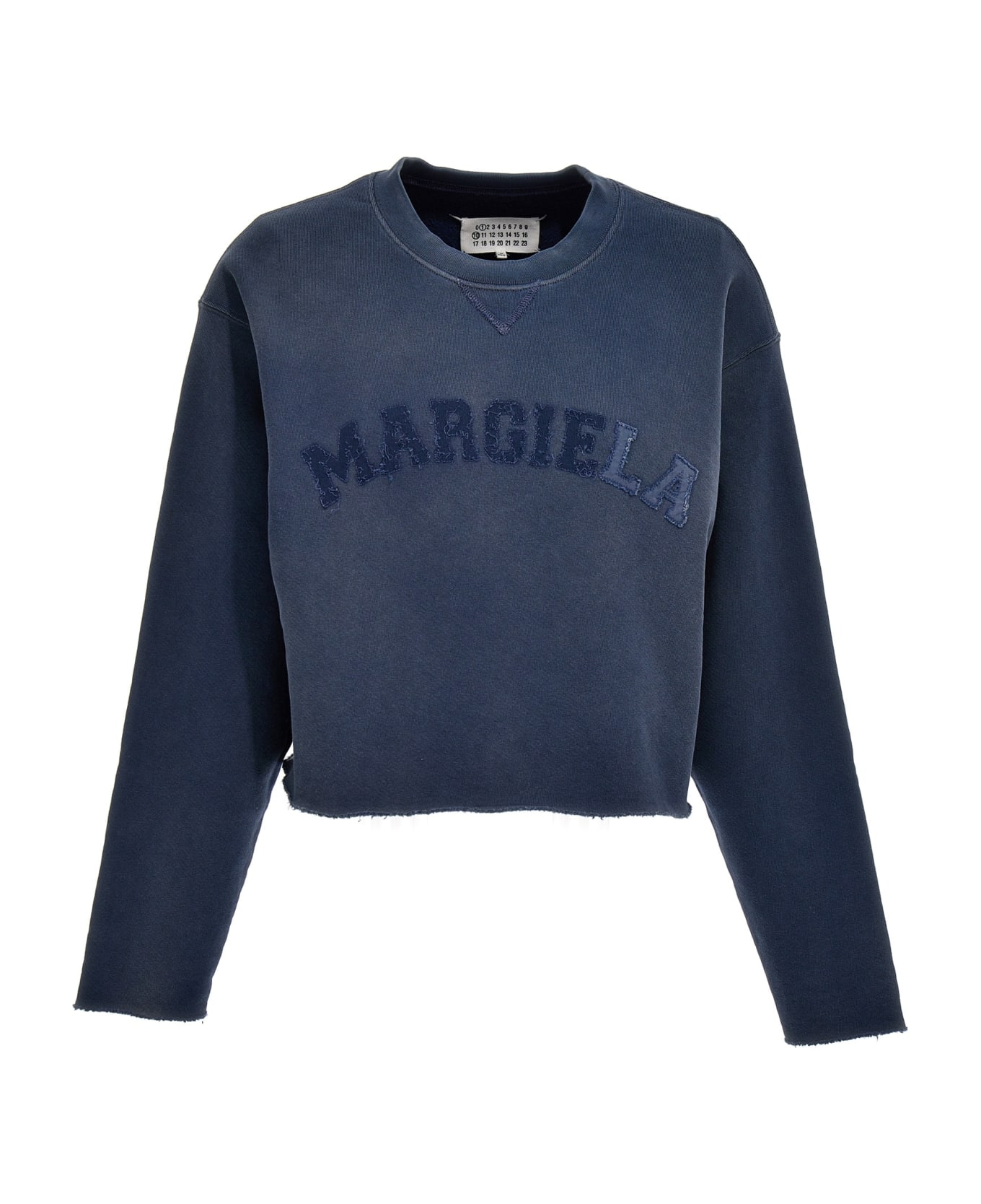 Maison Margiela Cropped Sweatshirt - BLU
