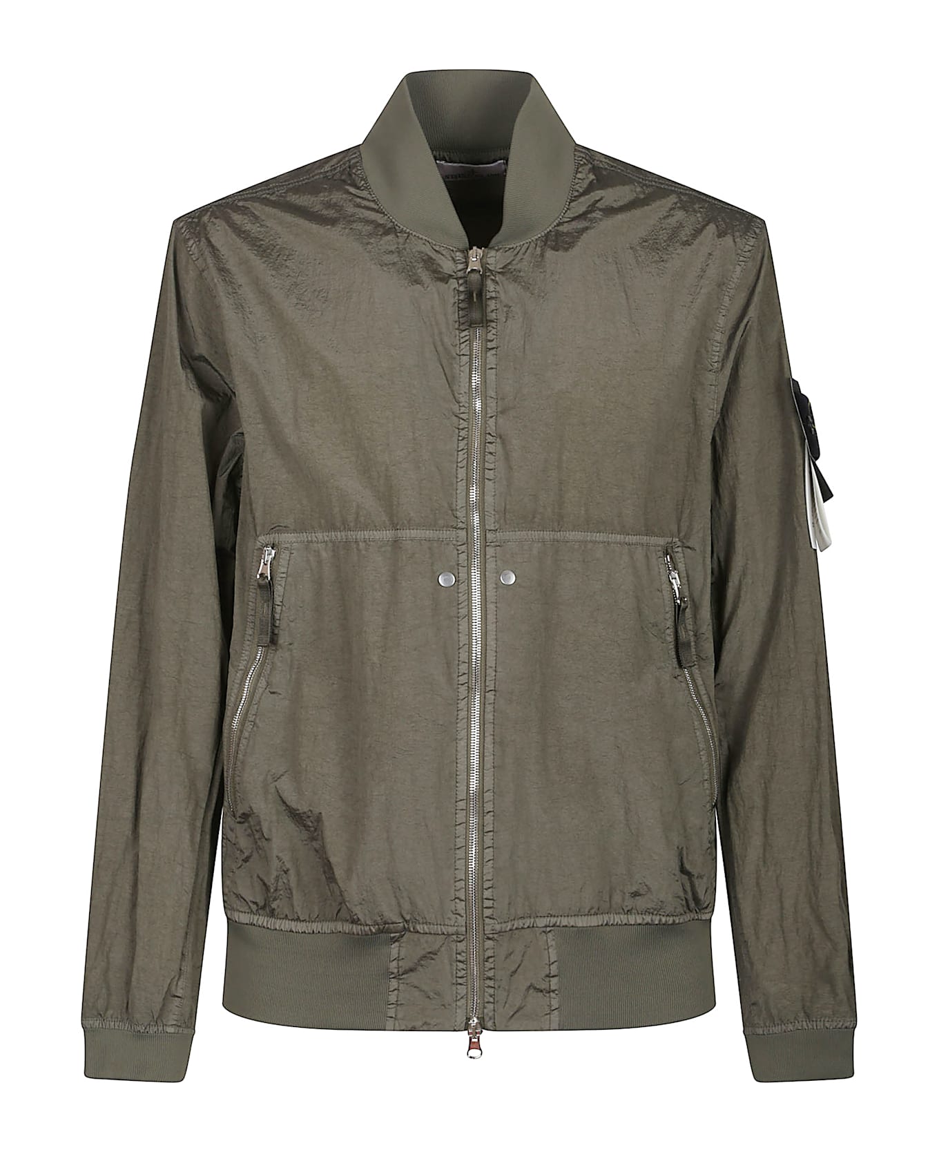 Stone Island Bomber Jacket - Military Green