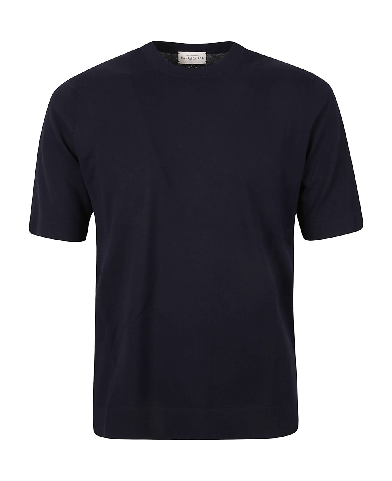 Ballantyne Round Neck T-shirt - Navy