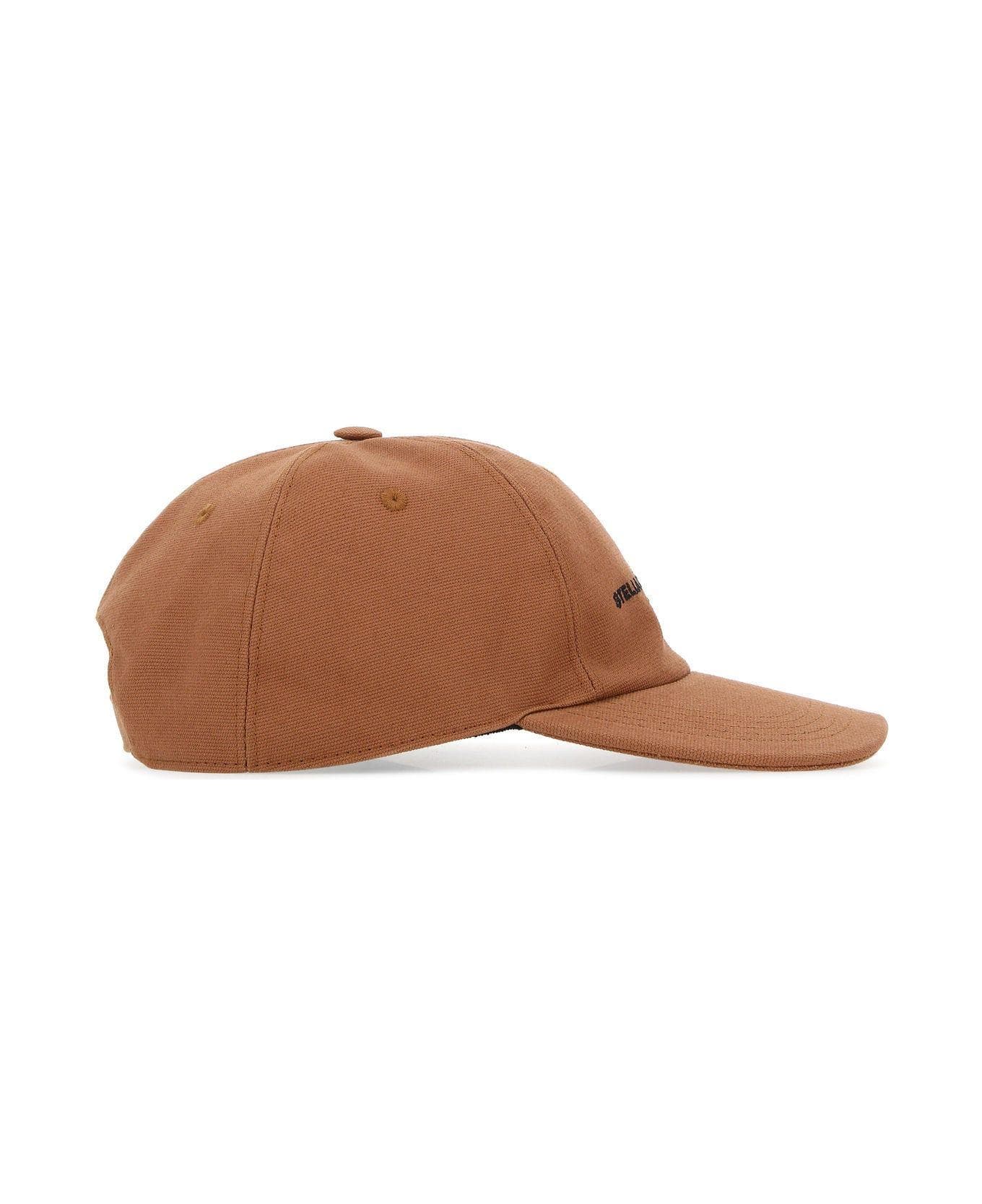Stella McCartney Caramel Cotton Blend Baseball Cap - Brown 帽子
