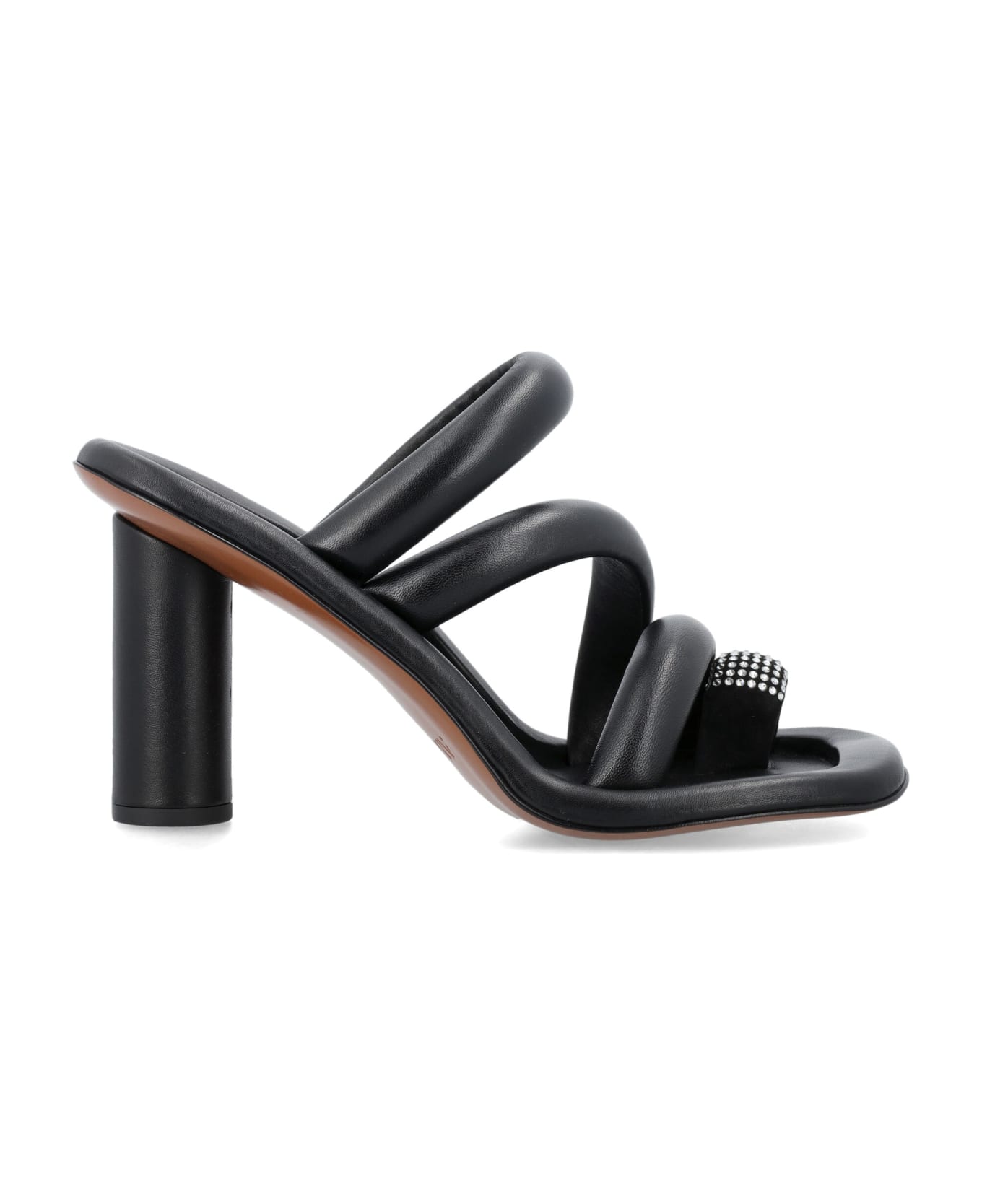 AMBUSH Strap Heel Sandal - BLACK