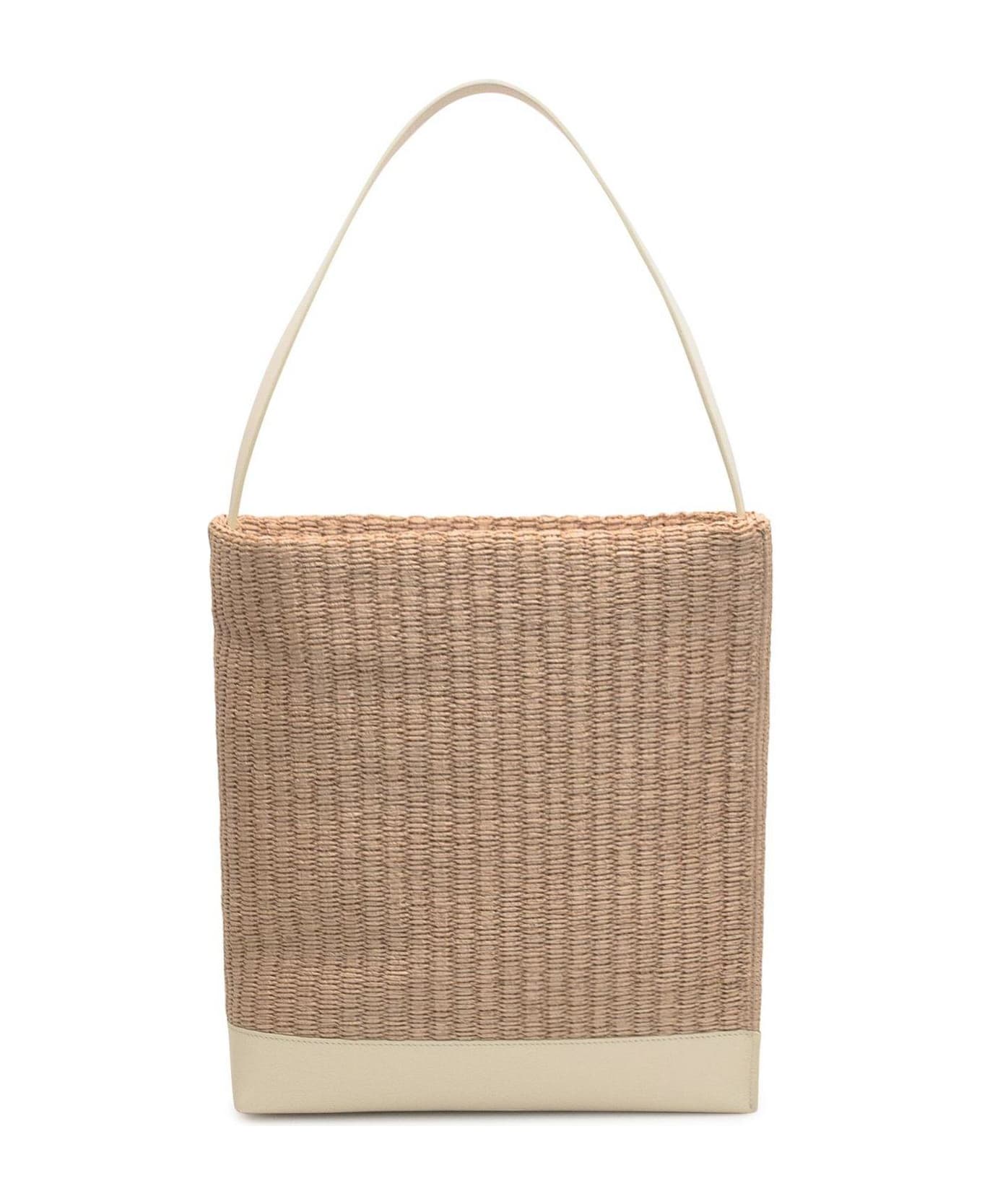 Marni Museo Open Top Tote Bag - Natural/ivory