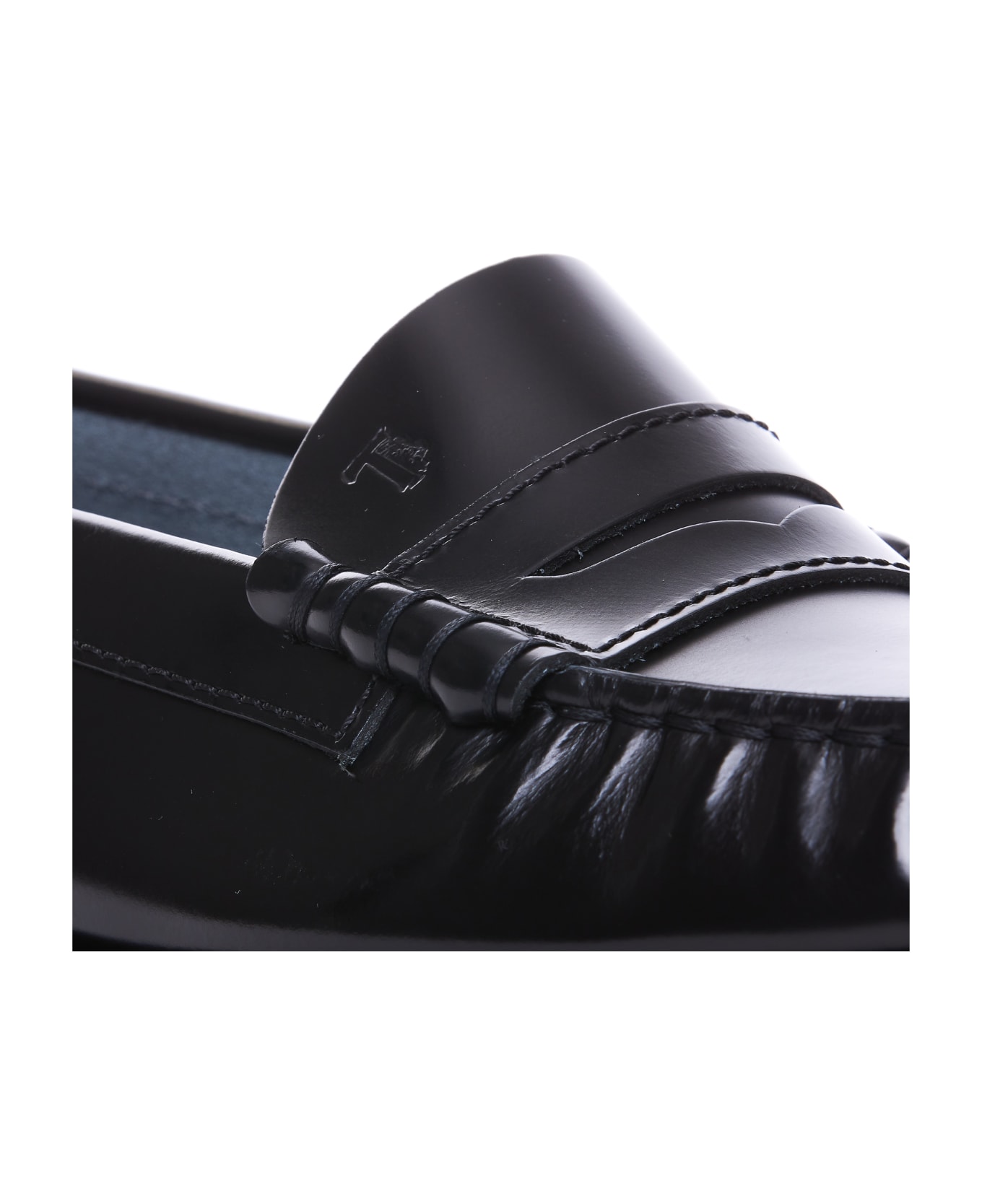 Tod
s Leather Loafers - BLACK