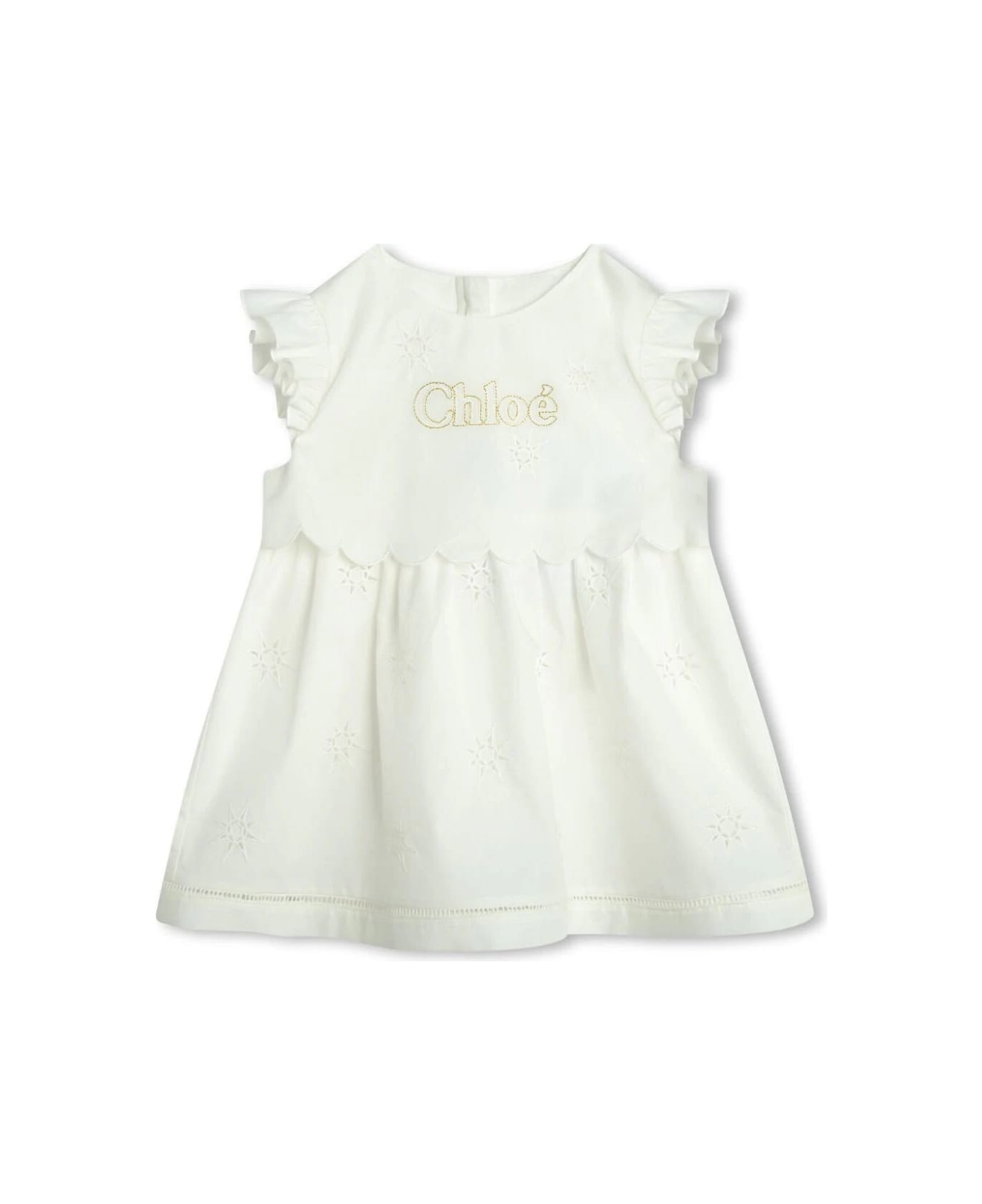 Chloé Dress Hat Set - Off White ワンピース＆ドレス