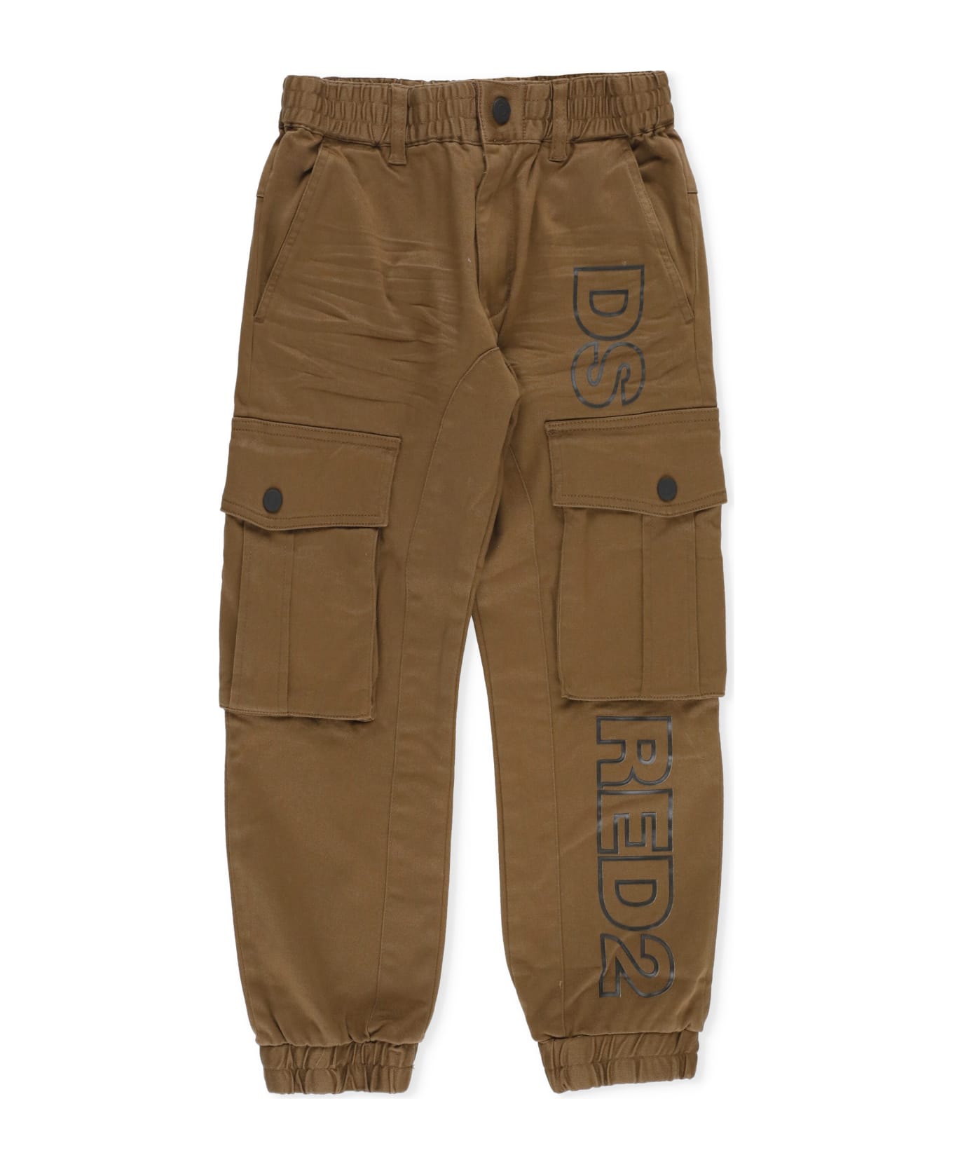 Dsquared2 Logoed Cargo Trousers - Brown