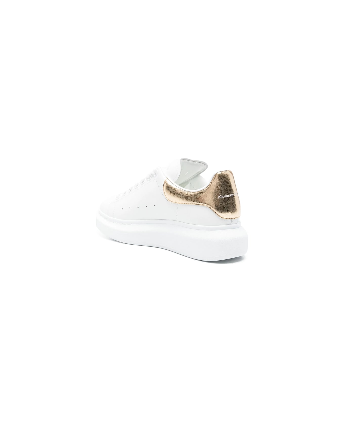 Alexander McQueen Sneakers - WHITE/GOLD
