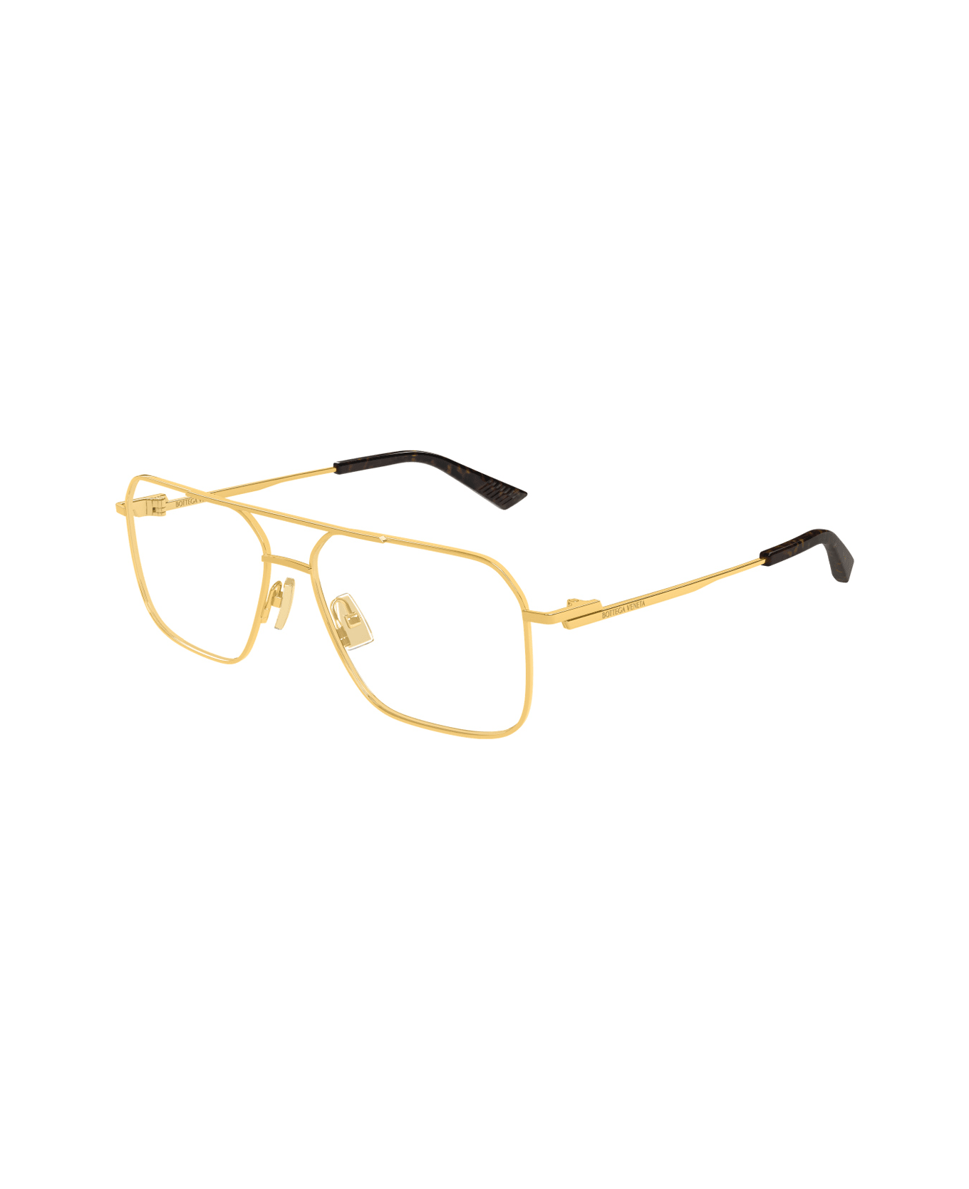 Bottega Veneta Eyewear Bottega Veneta Bv1384o Linea Ribbon 001 Gold Glasses - Oro