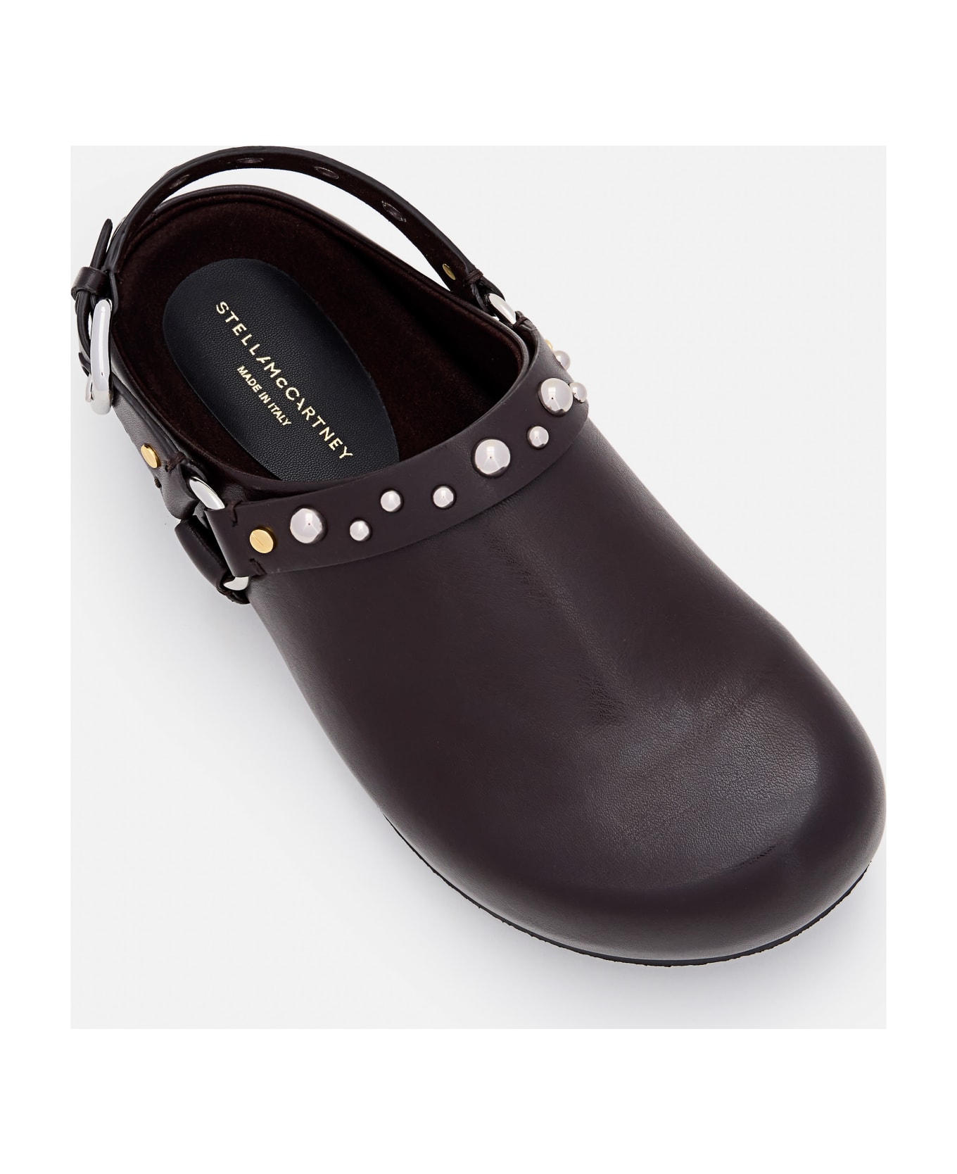 Stella McCartney Elyse Alter Mat Slippers W/studs - Brown