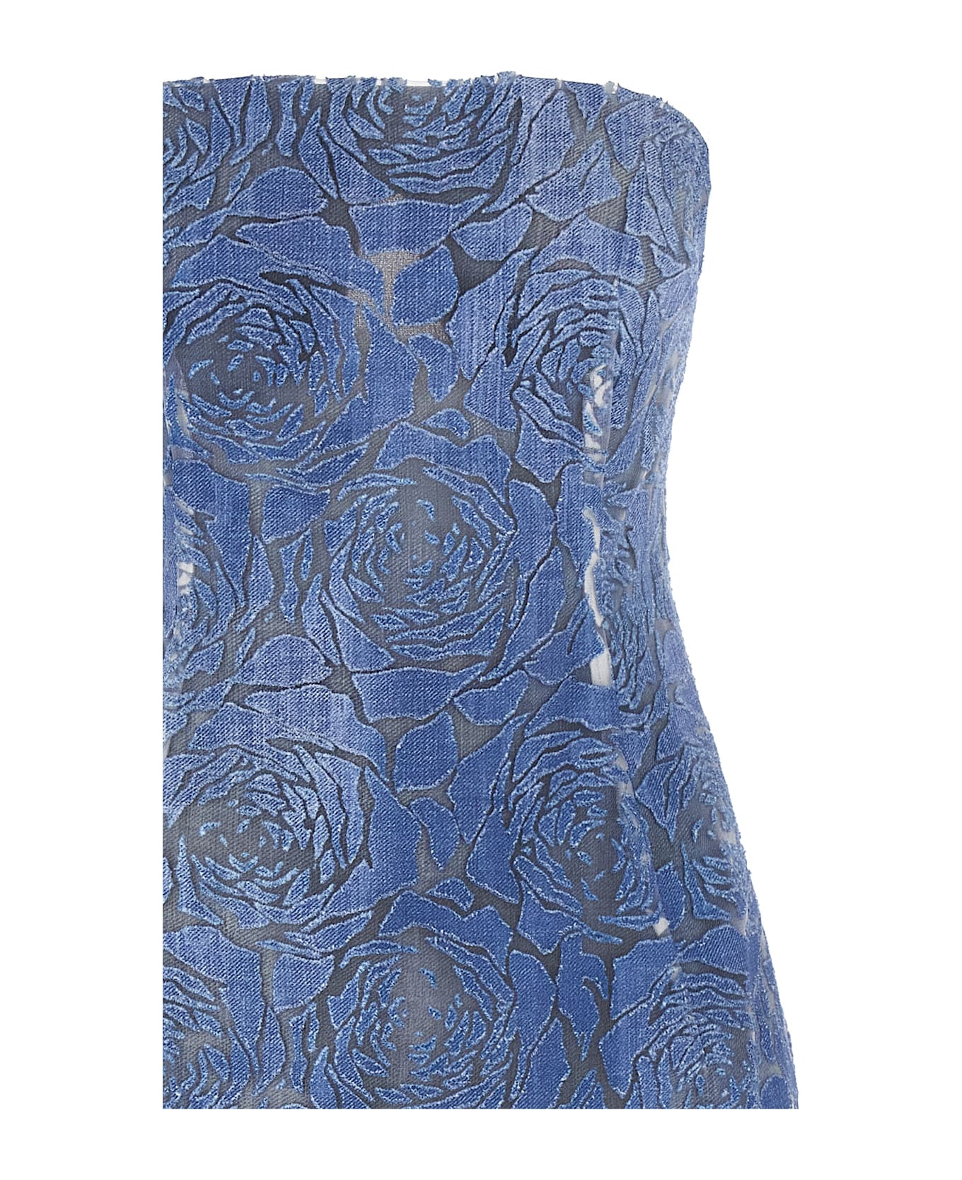 Ermanno Scervino Devorè Dress - Light Blue