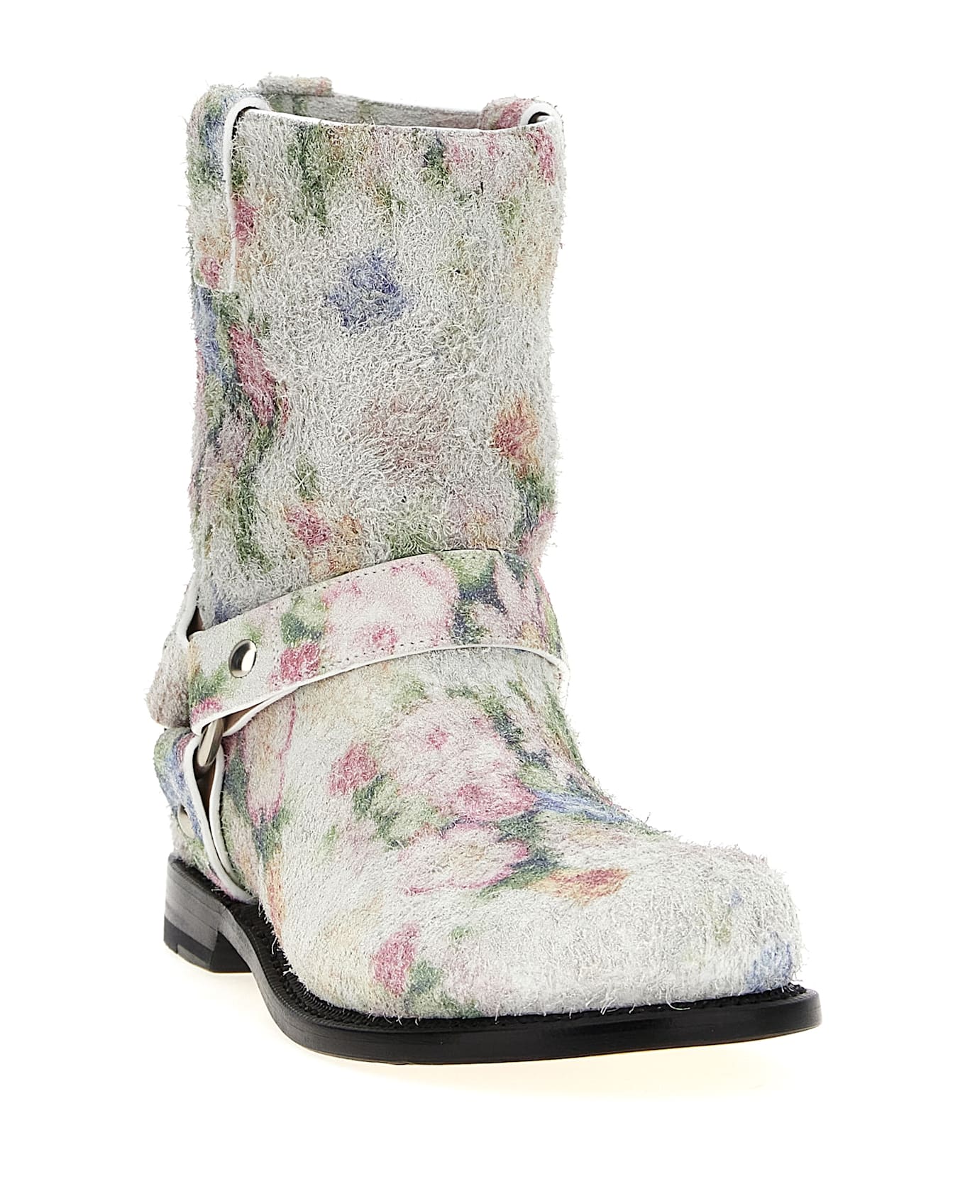 Loewe 'campo Biker' Ankle Boots - Multicolor