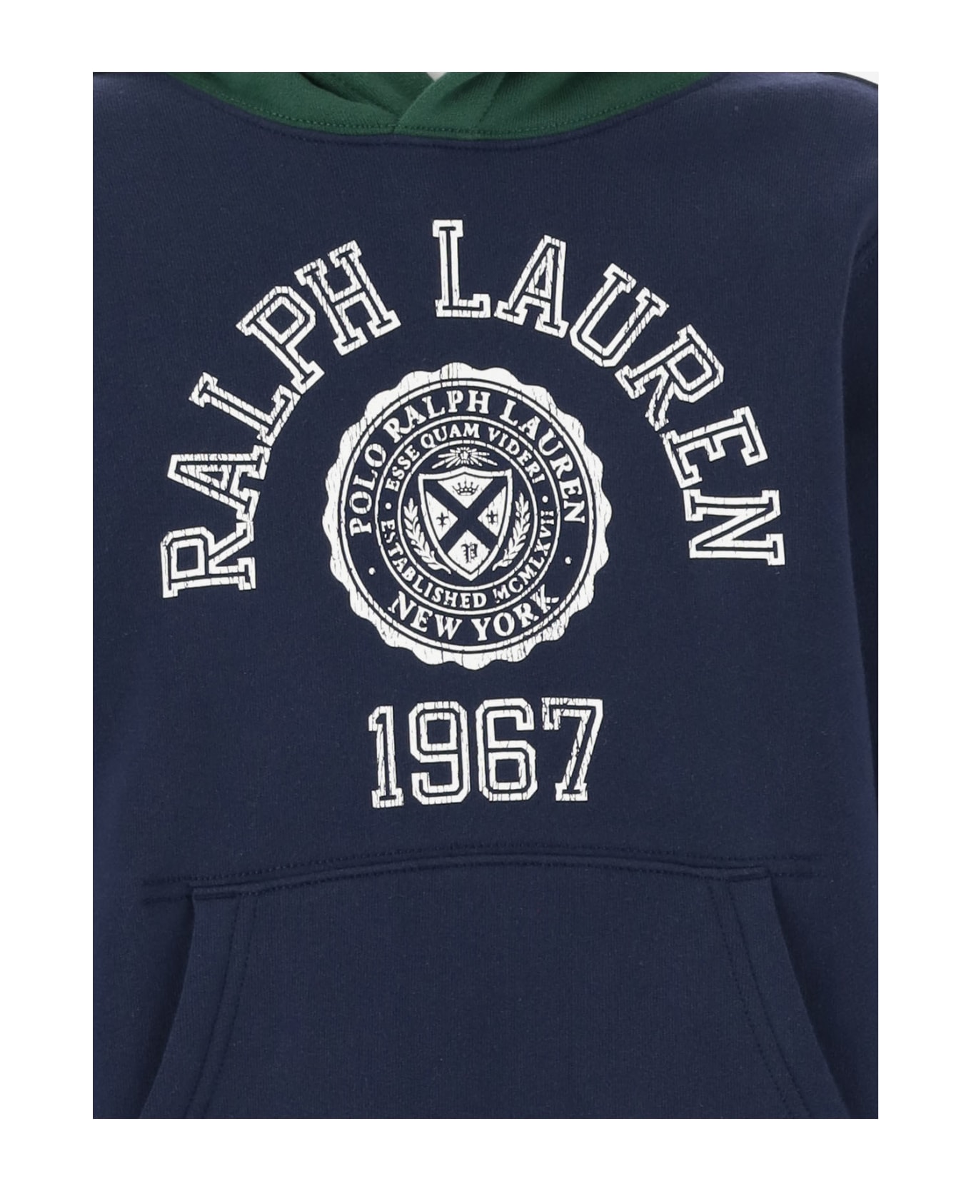 Polo Ralph Lauren Cotton Blend Sweatshirt With Logo - Red